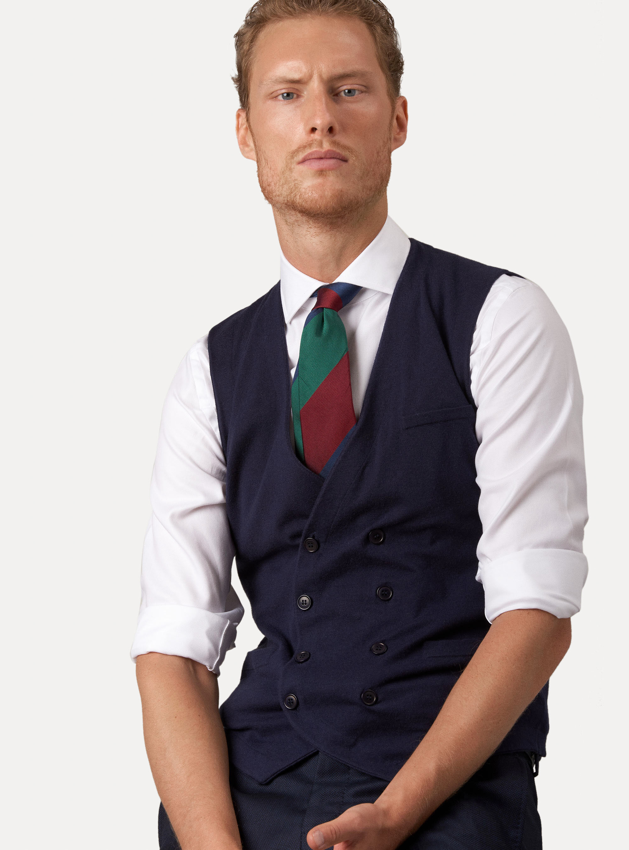 Cashmere sale waistcoat mens