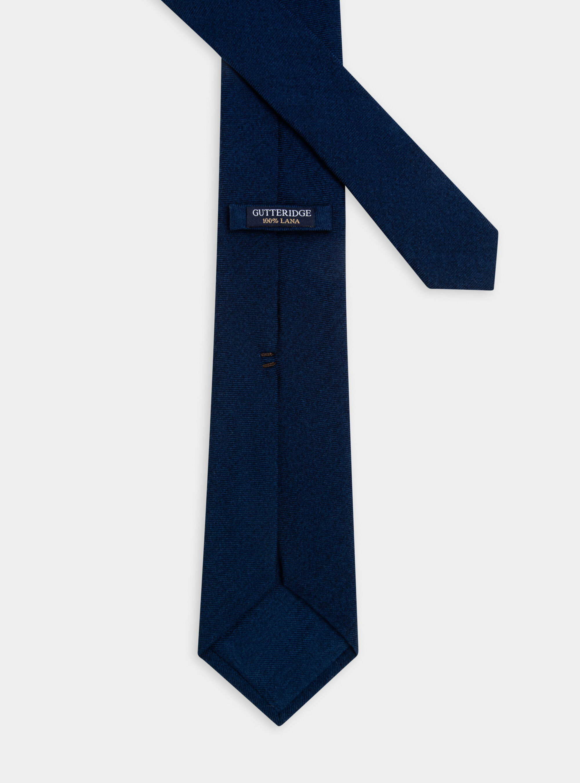 Cravatta in lana tinta unita, BLU