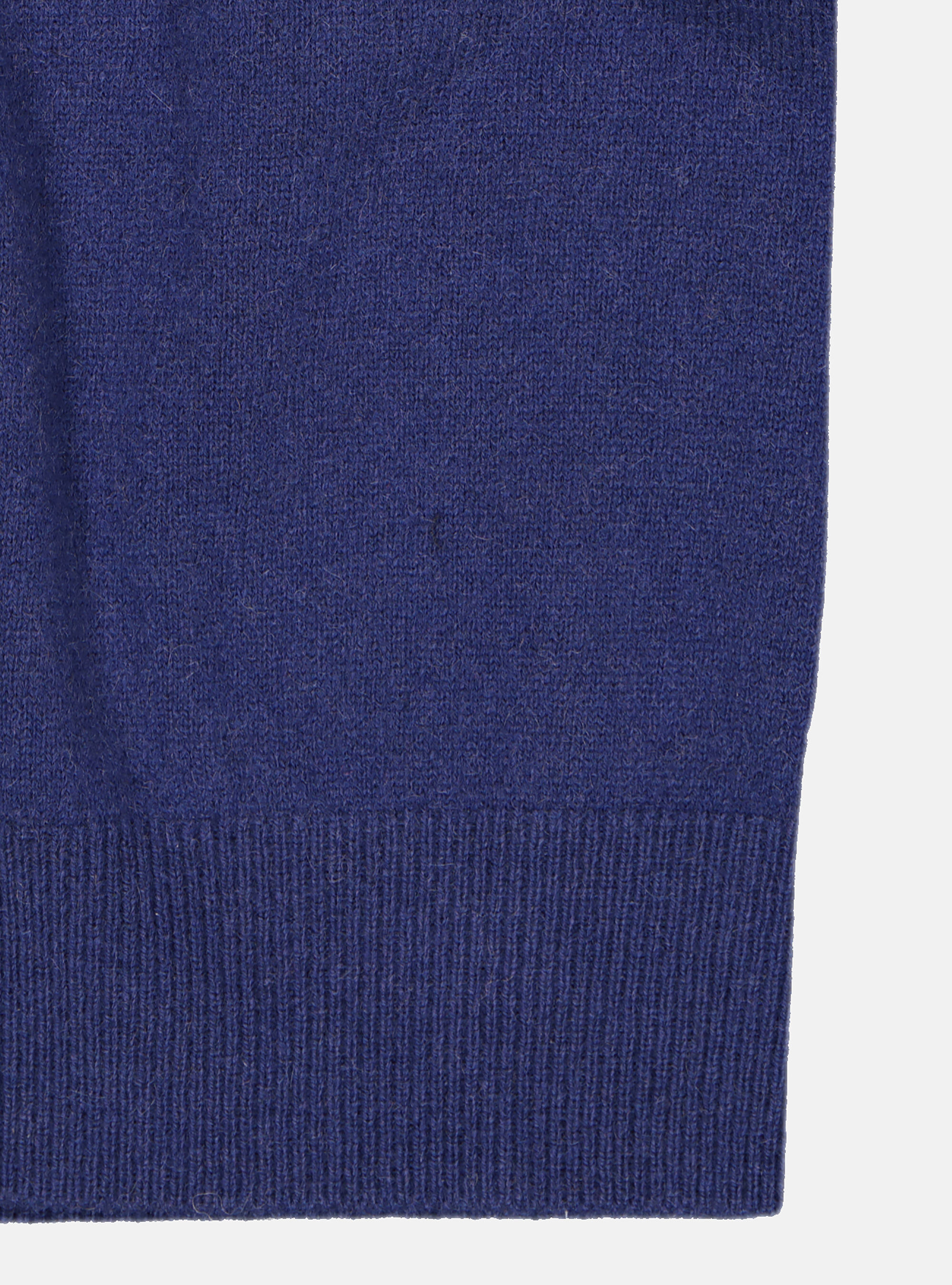 100% cashmere round neck sweater, BLUE
