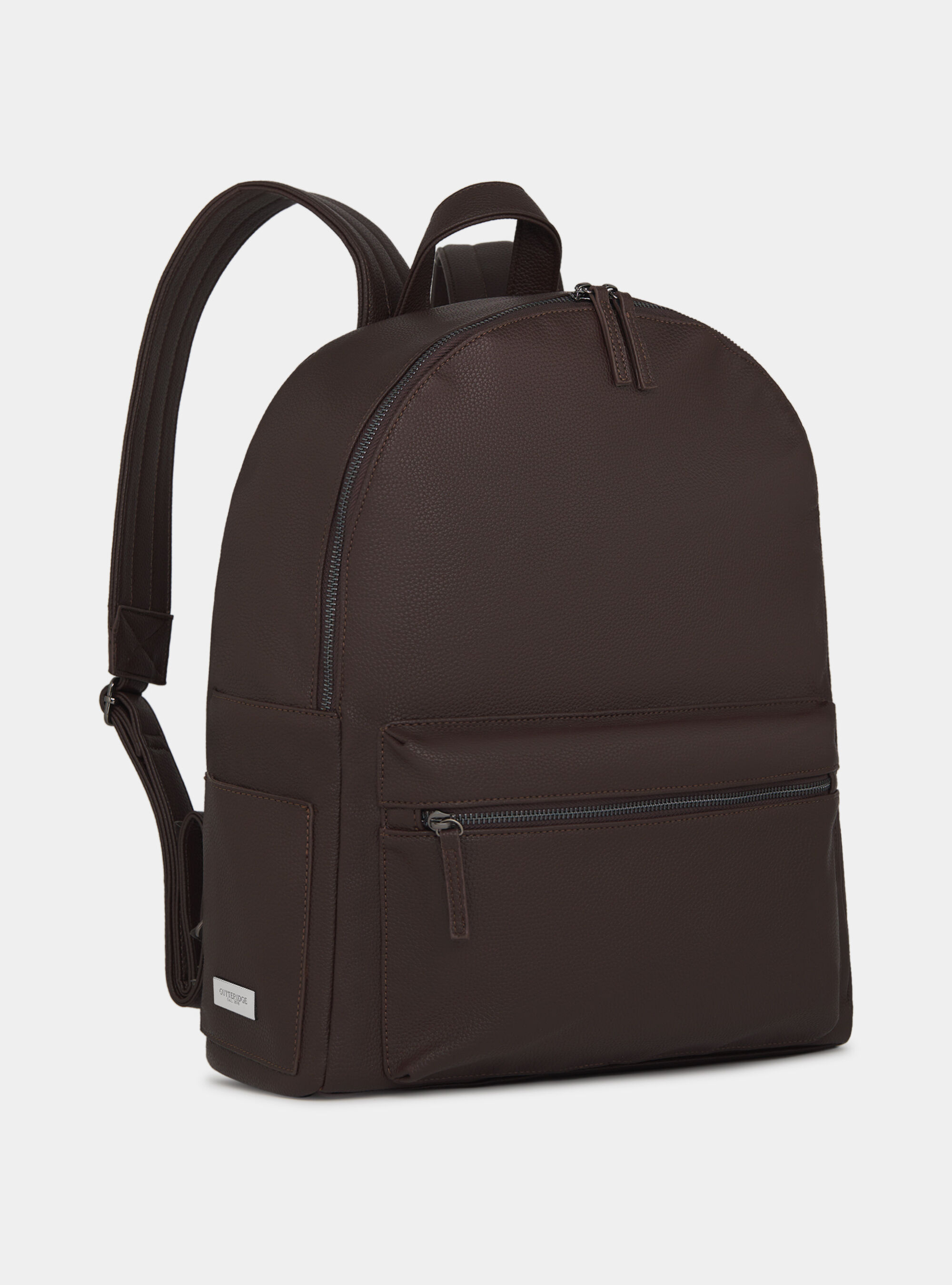 Backpack with pockets, BROWN