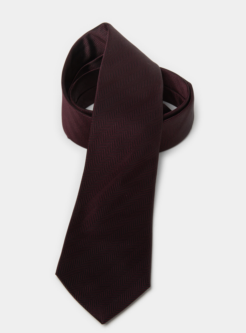 Foulard Da Taschino Abbinato Cravatta Set Cravatta E Foulard Binder De Luxe 522 Bordeaux - Elegante In Microfibra Di Poliester Maglietta Xmas - Foto 4