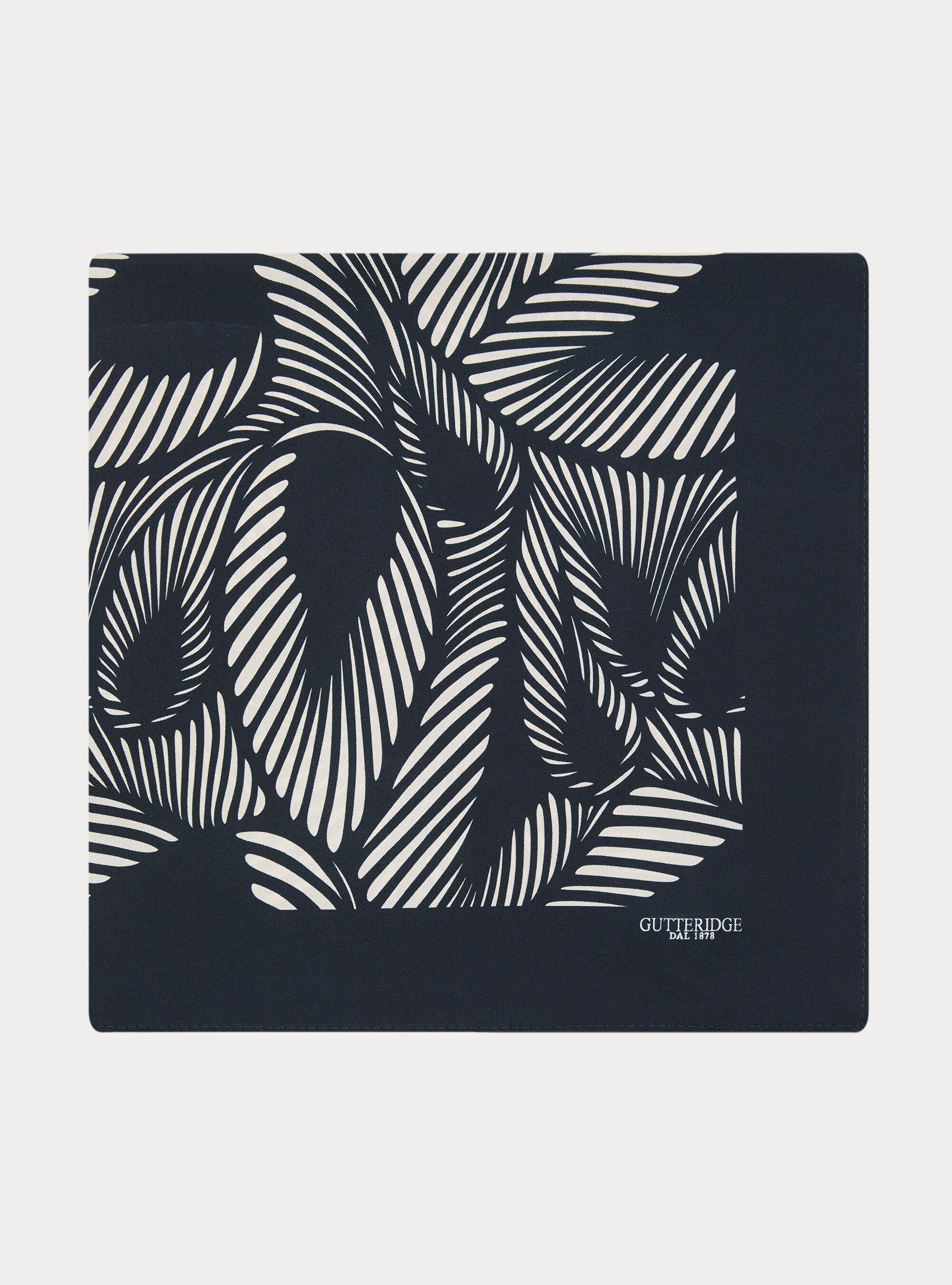 Foulard stampato in seta fantasia