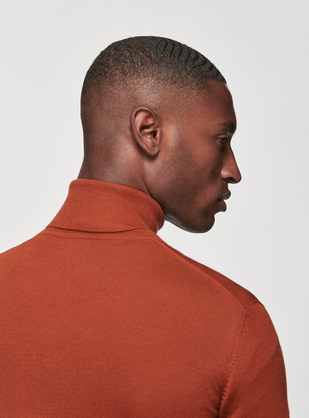 Turtleneck in pure merino wool