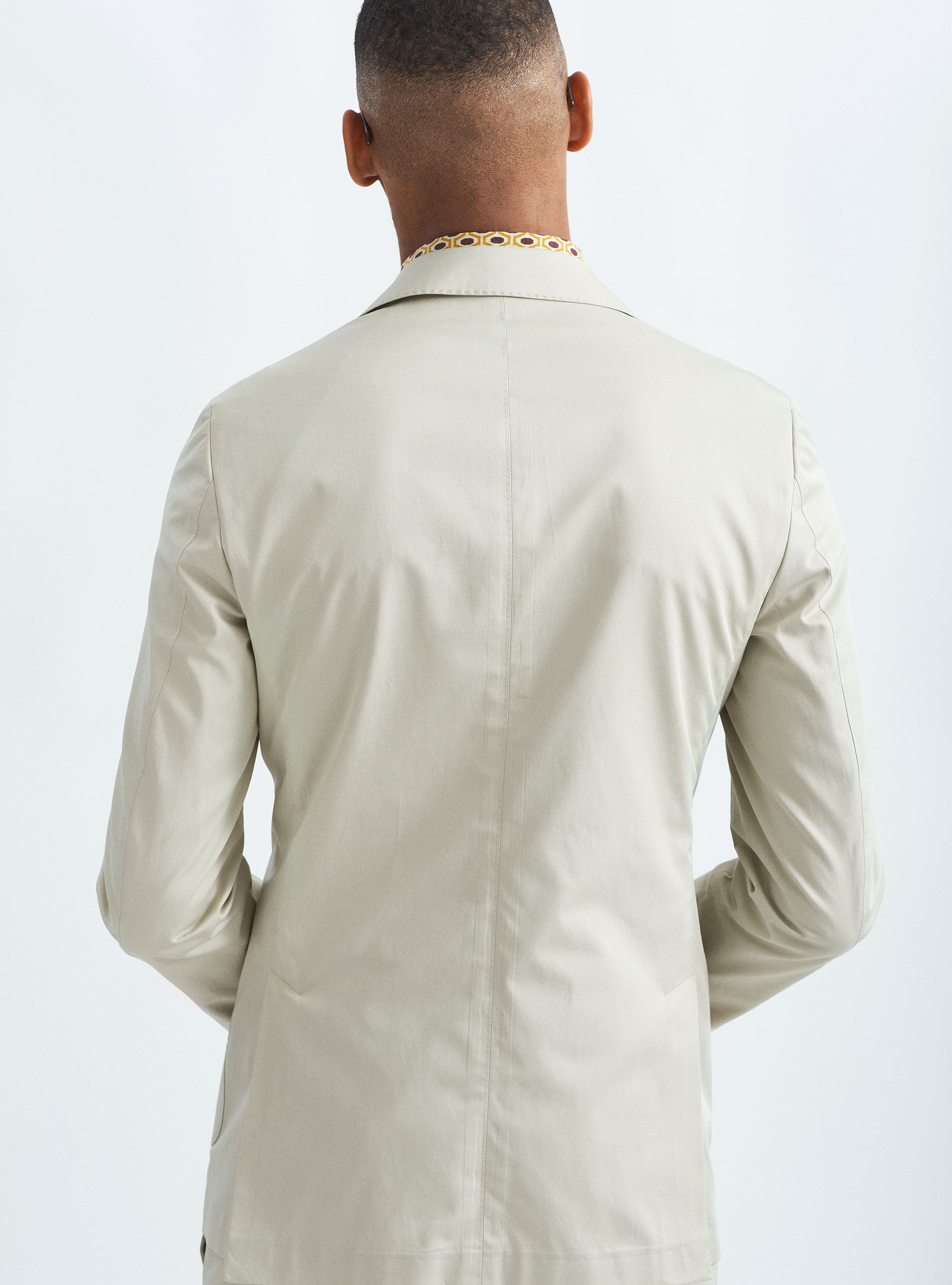 Giacca per abito in puro cotone, ECRU