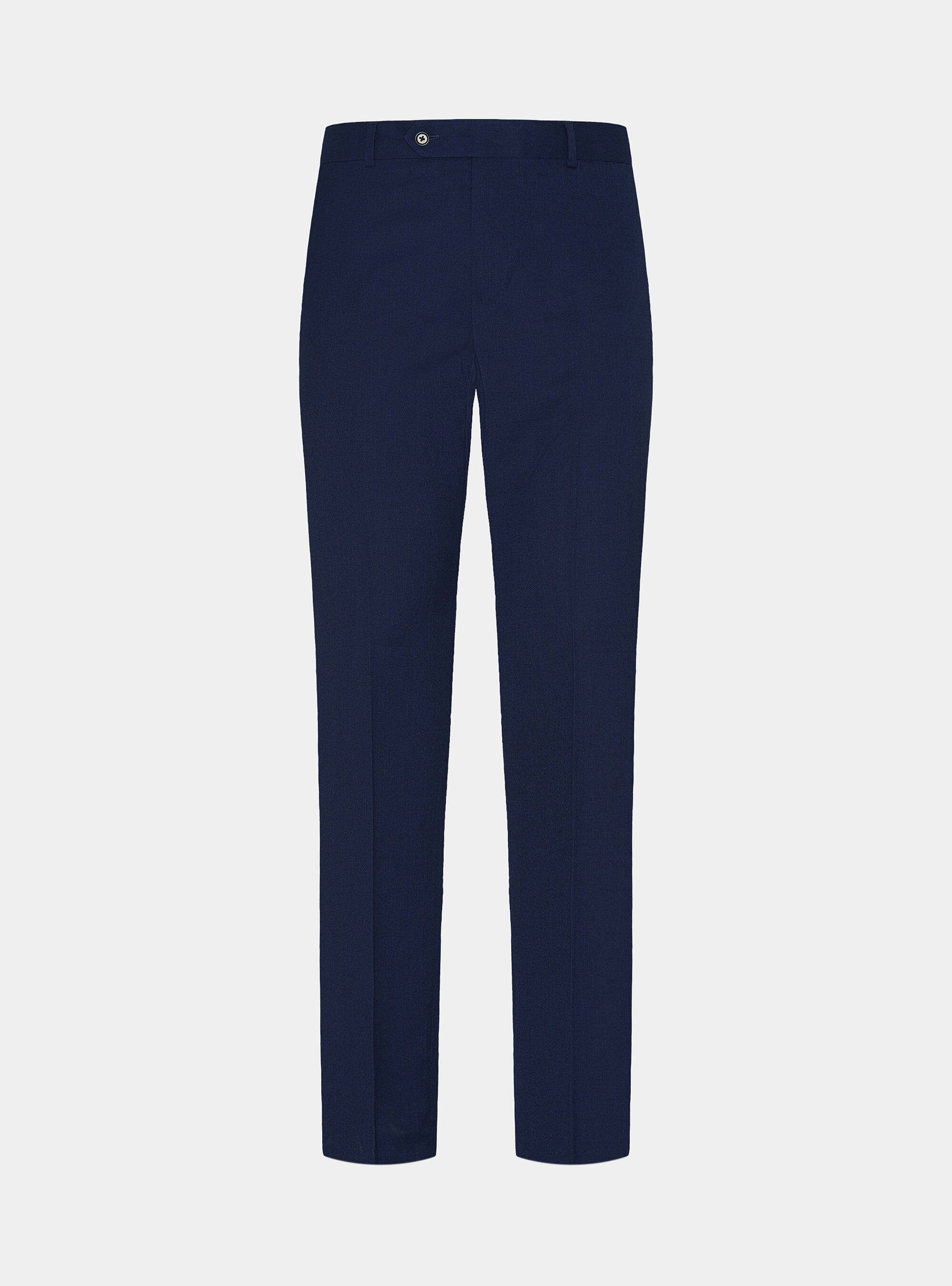 Pantalones de traje en tejido flameado, AZUL MARINO