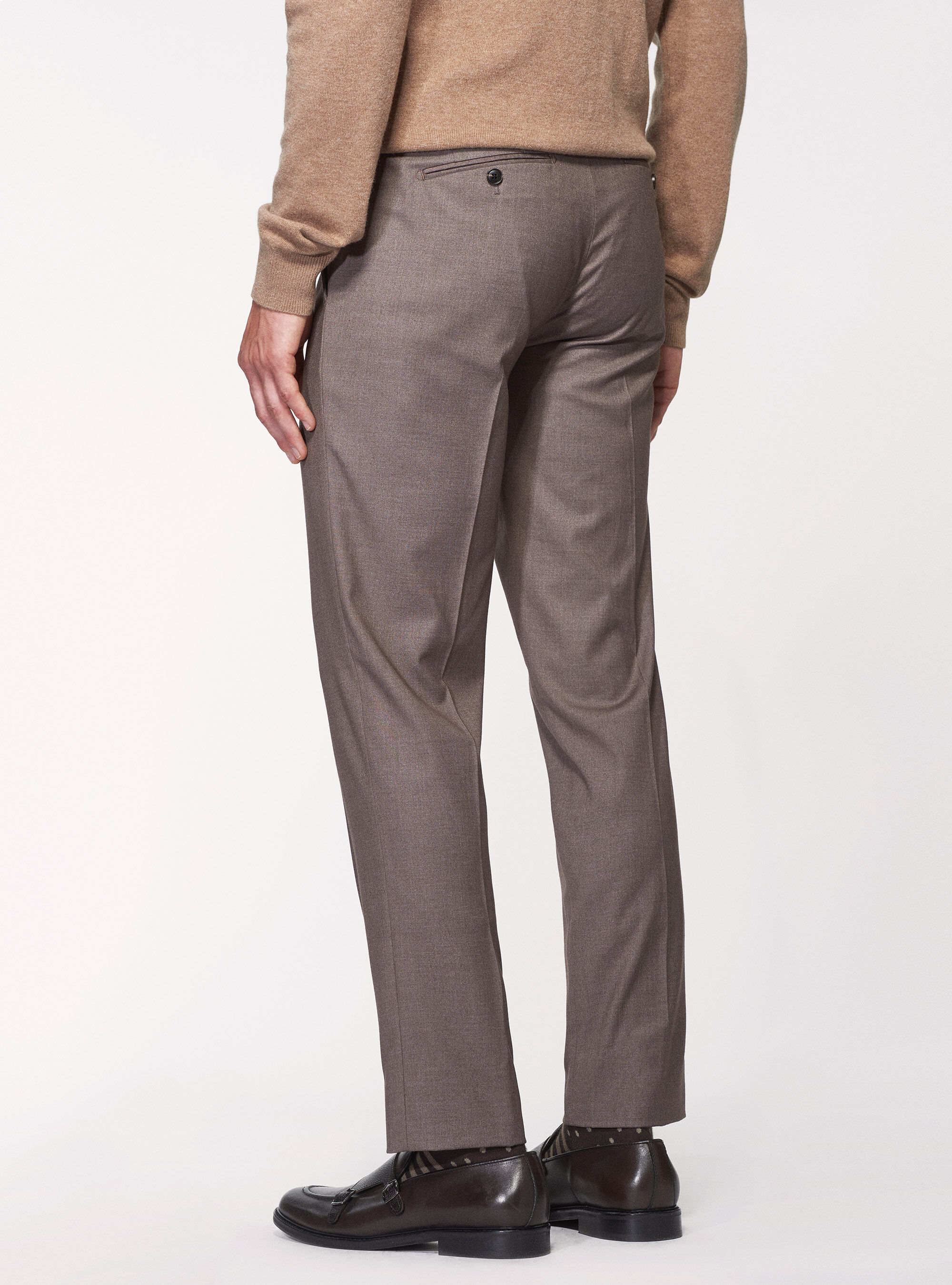 Pantalones de traje slim fit, BARRO