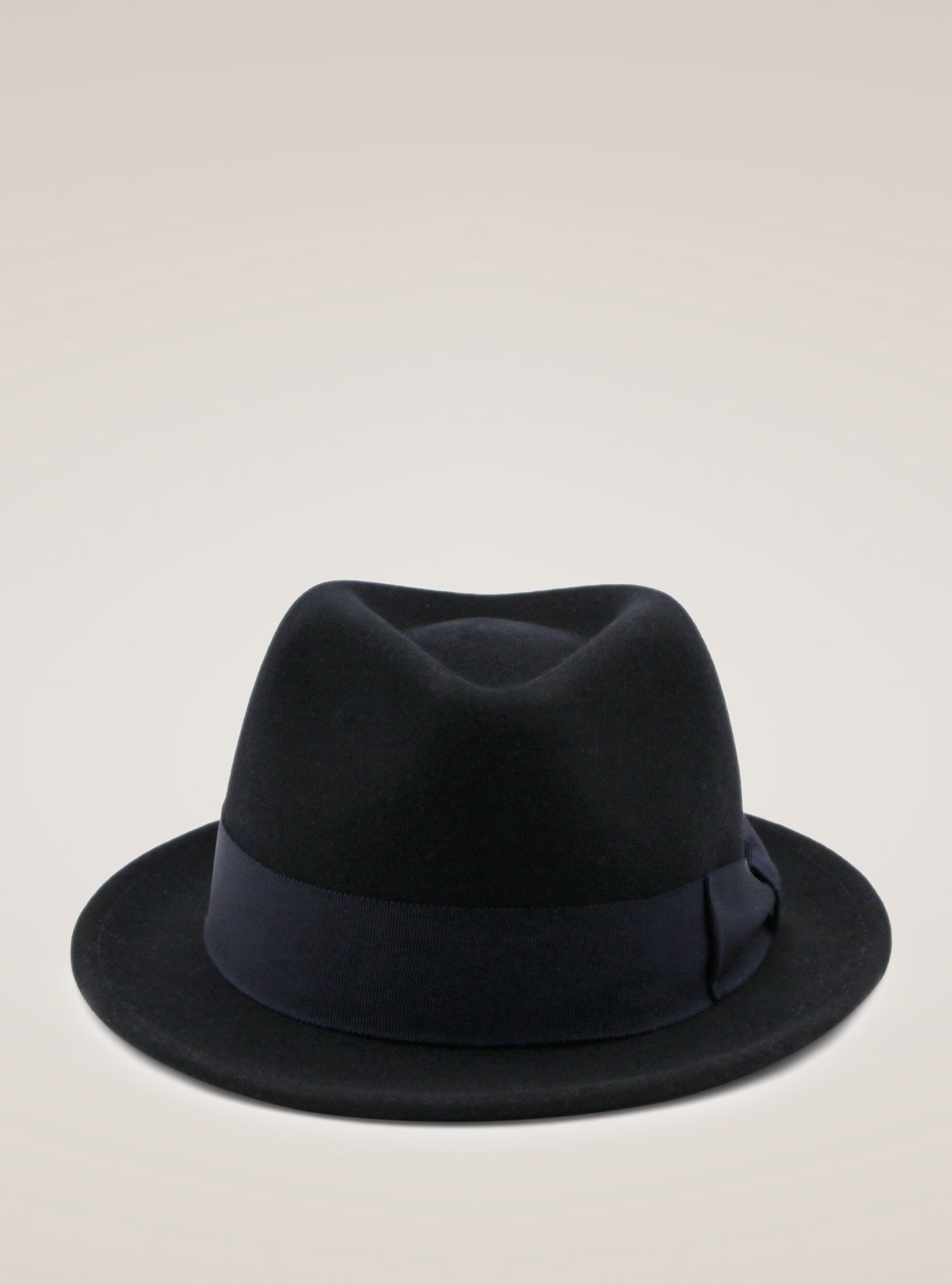 all black fedora hat