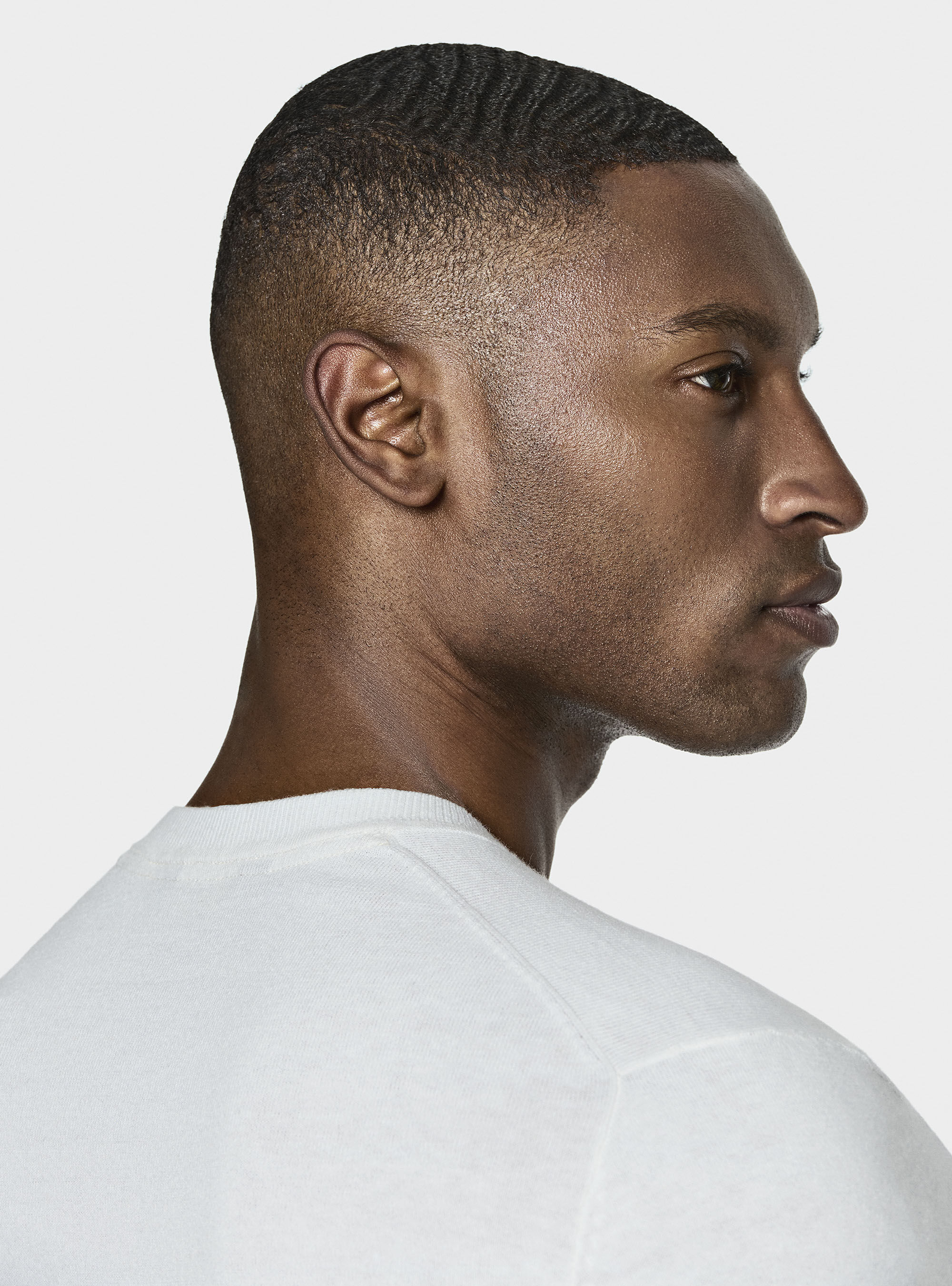 Round-neck sweater in cotton silk and cashmere, WHITE