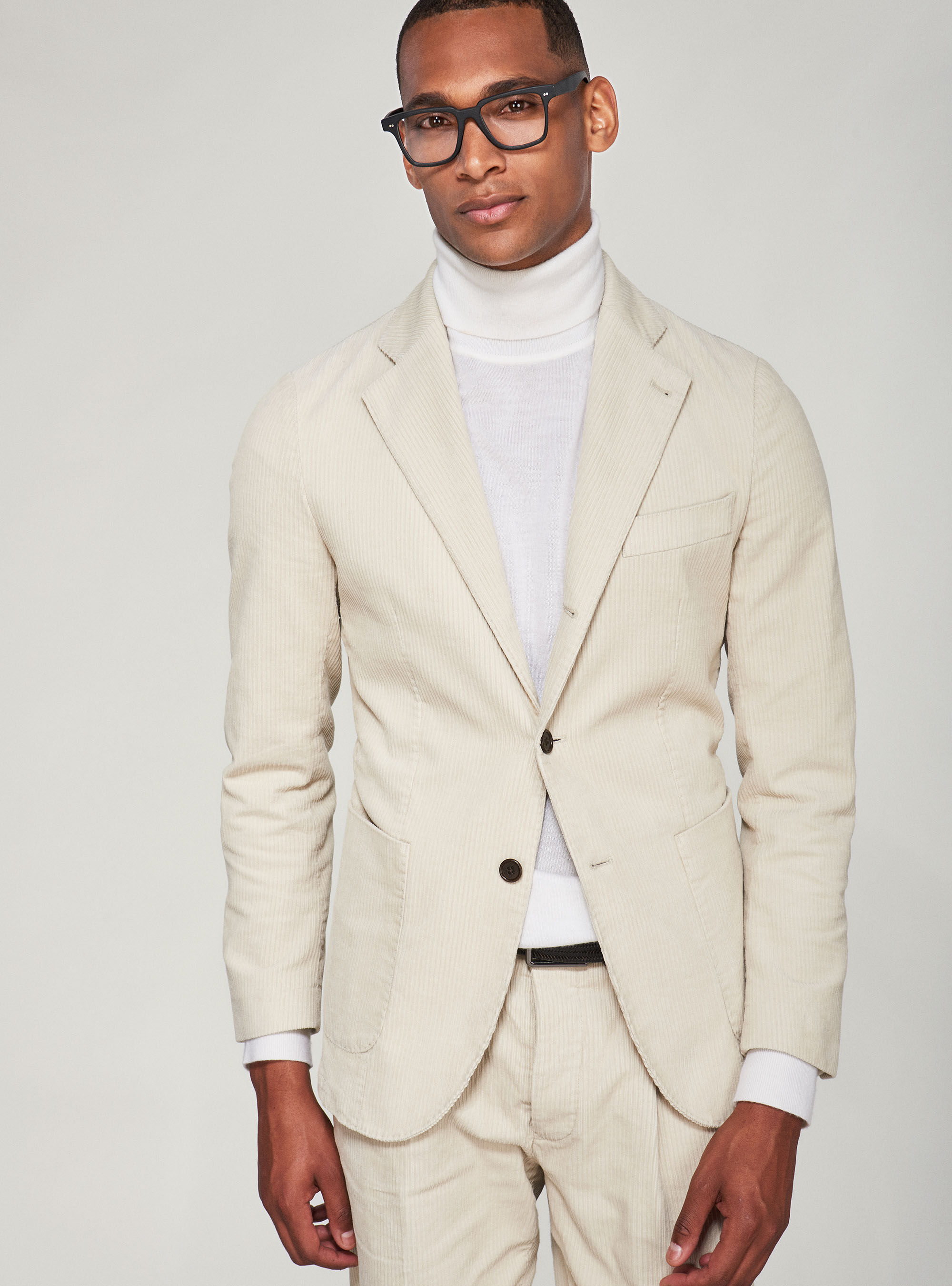 Striped white blazer discount