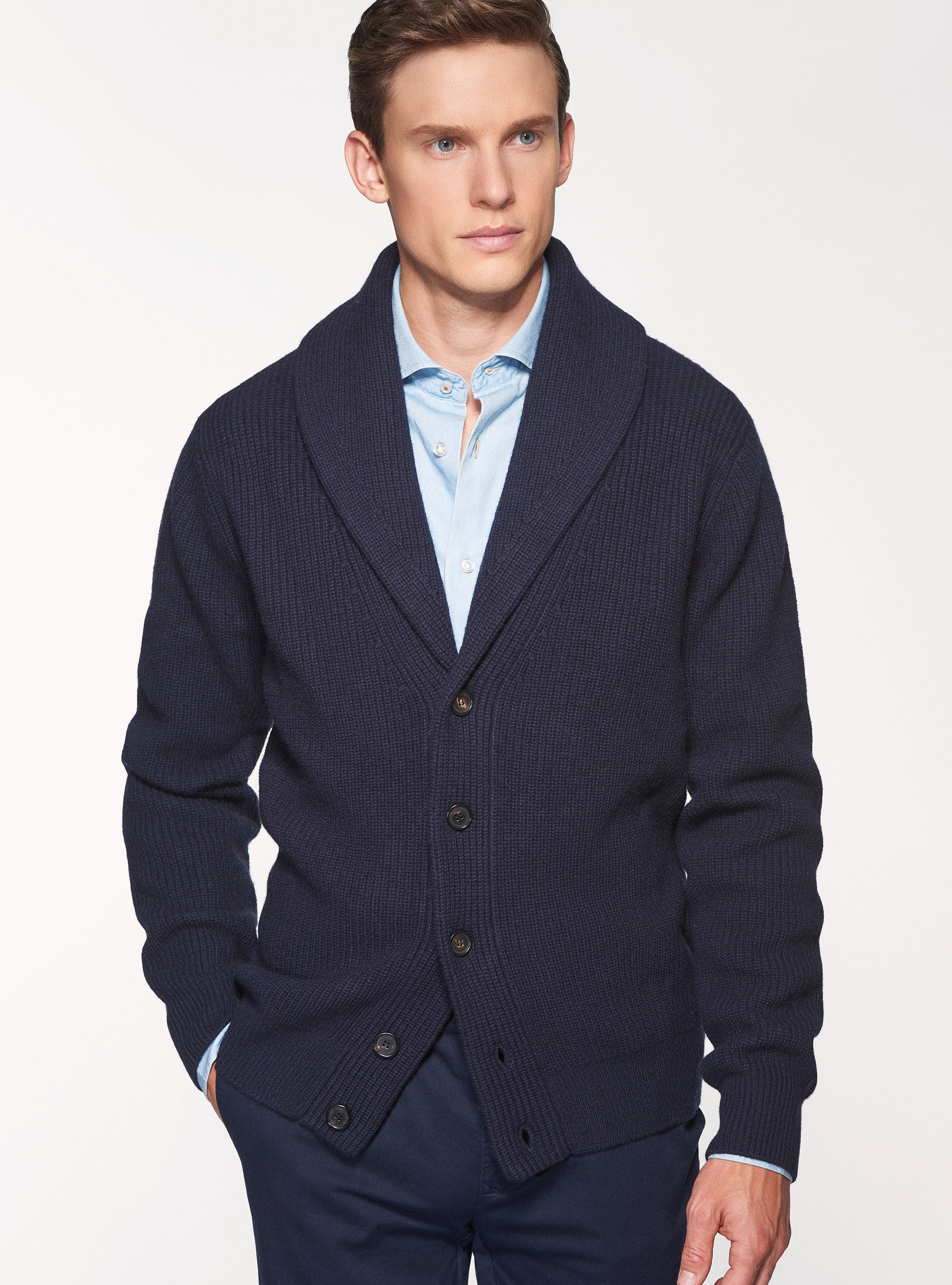 Cheap navy cardigan sale