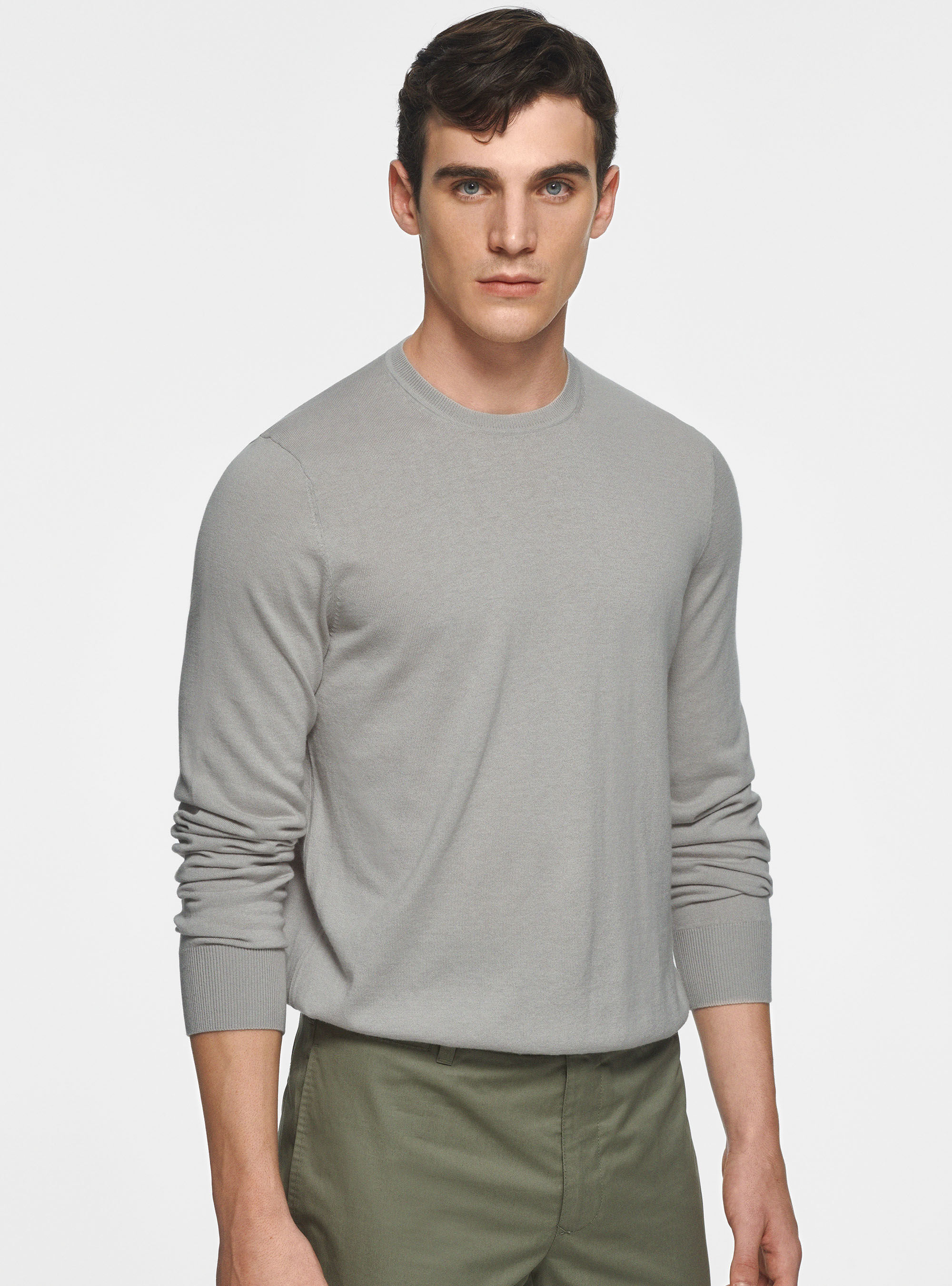 Mens slim shop fit cashmere sweater