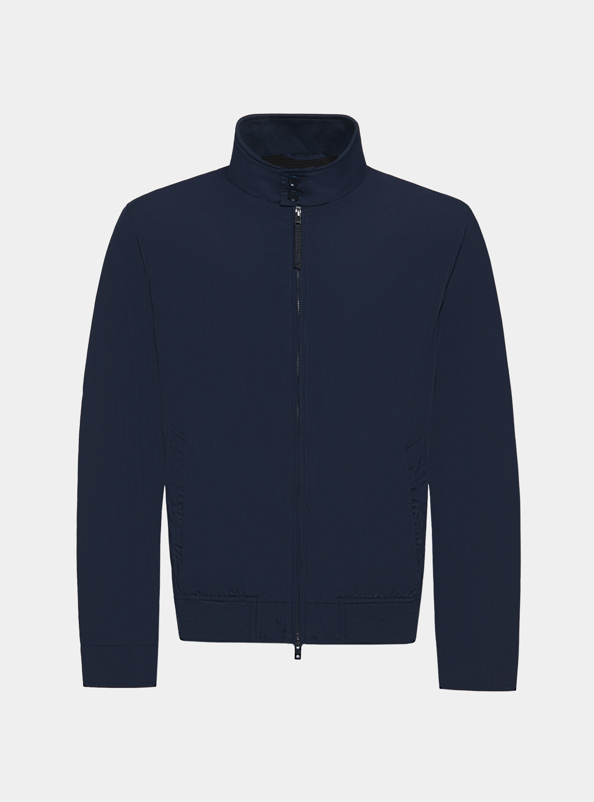 Bomber jacket in technical fabric, NAVY BLUE