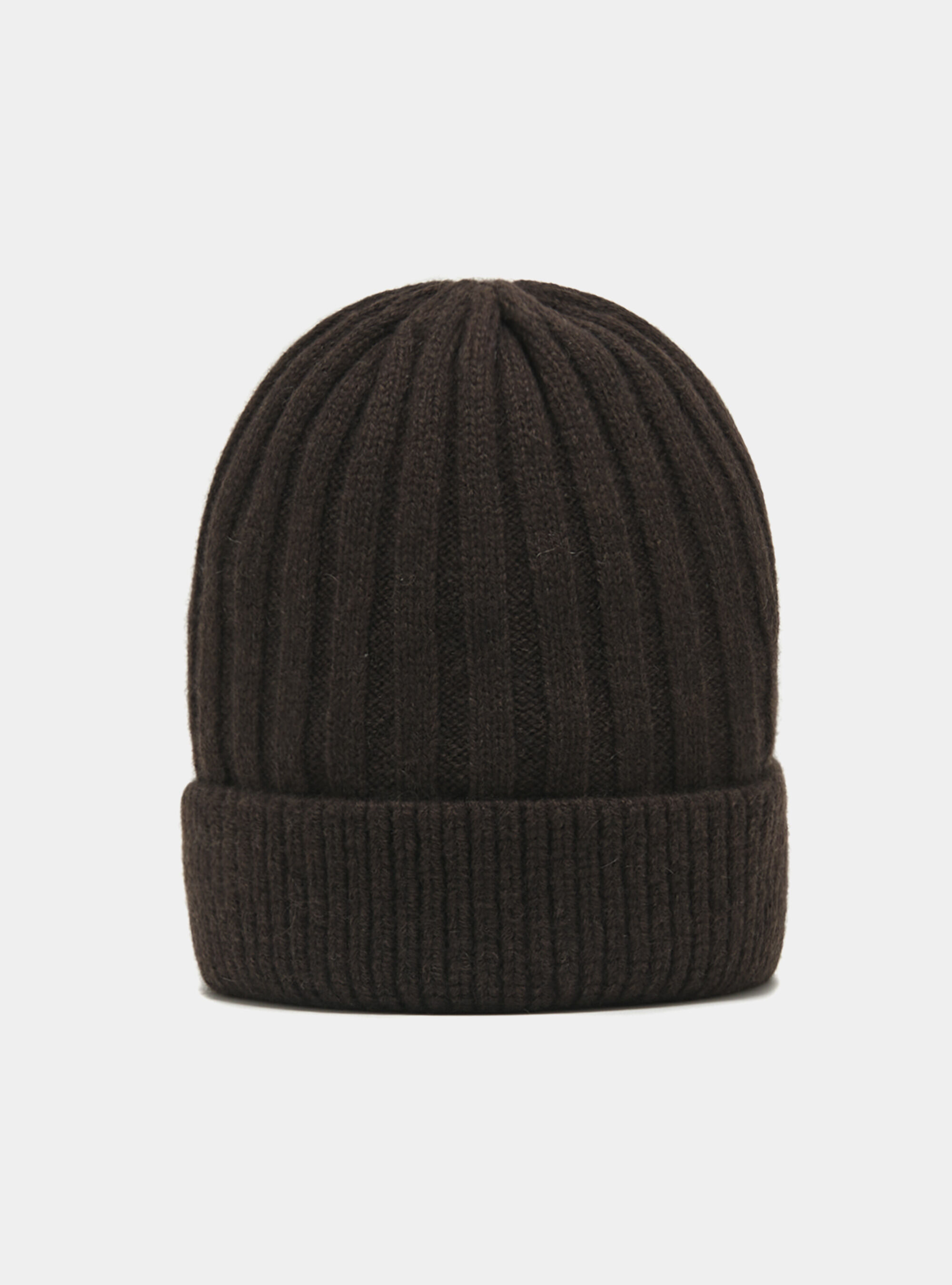 Cappello a costa inglese in misto cashmere