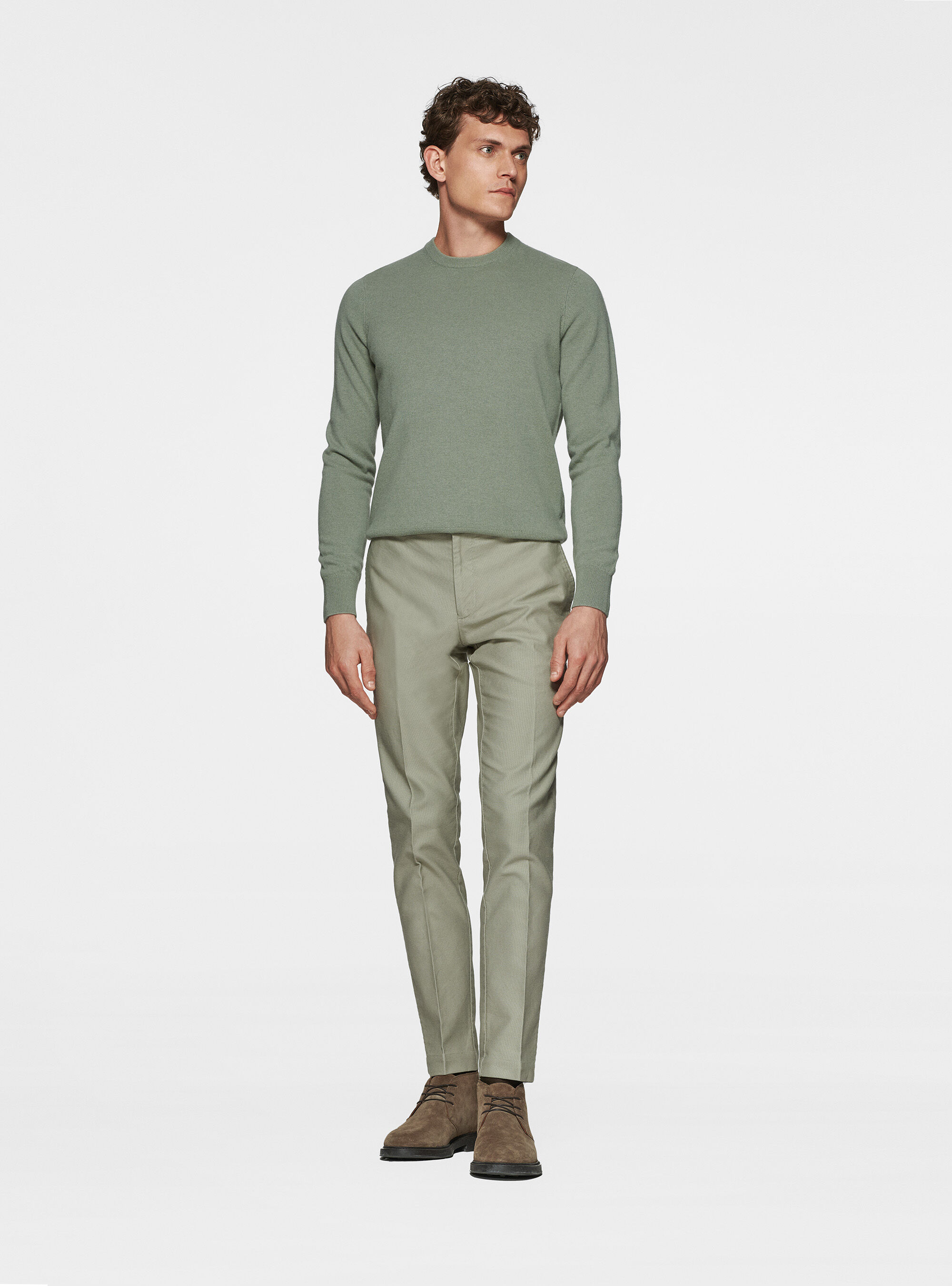 Cashmere blend crew-neck sweater