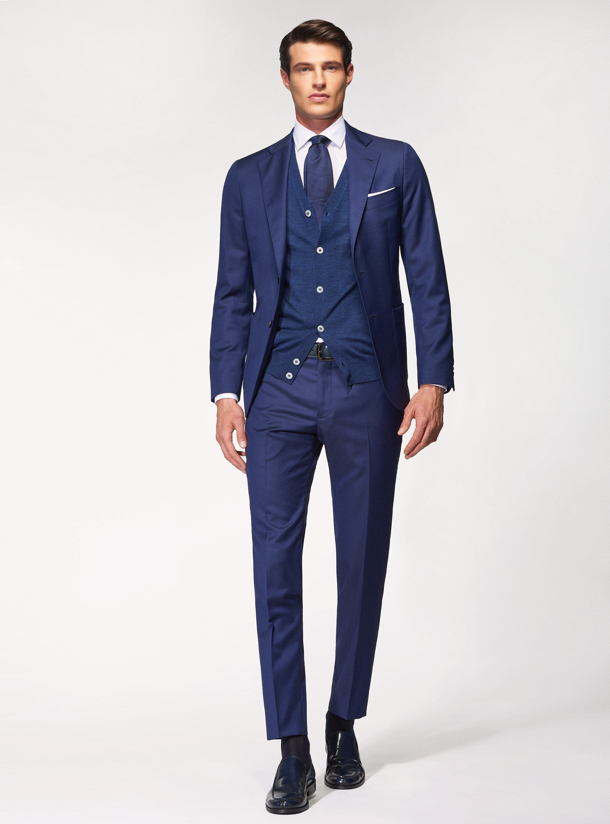 Vitale Barberis Canonico wool suit trousers | Gutteridge