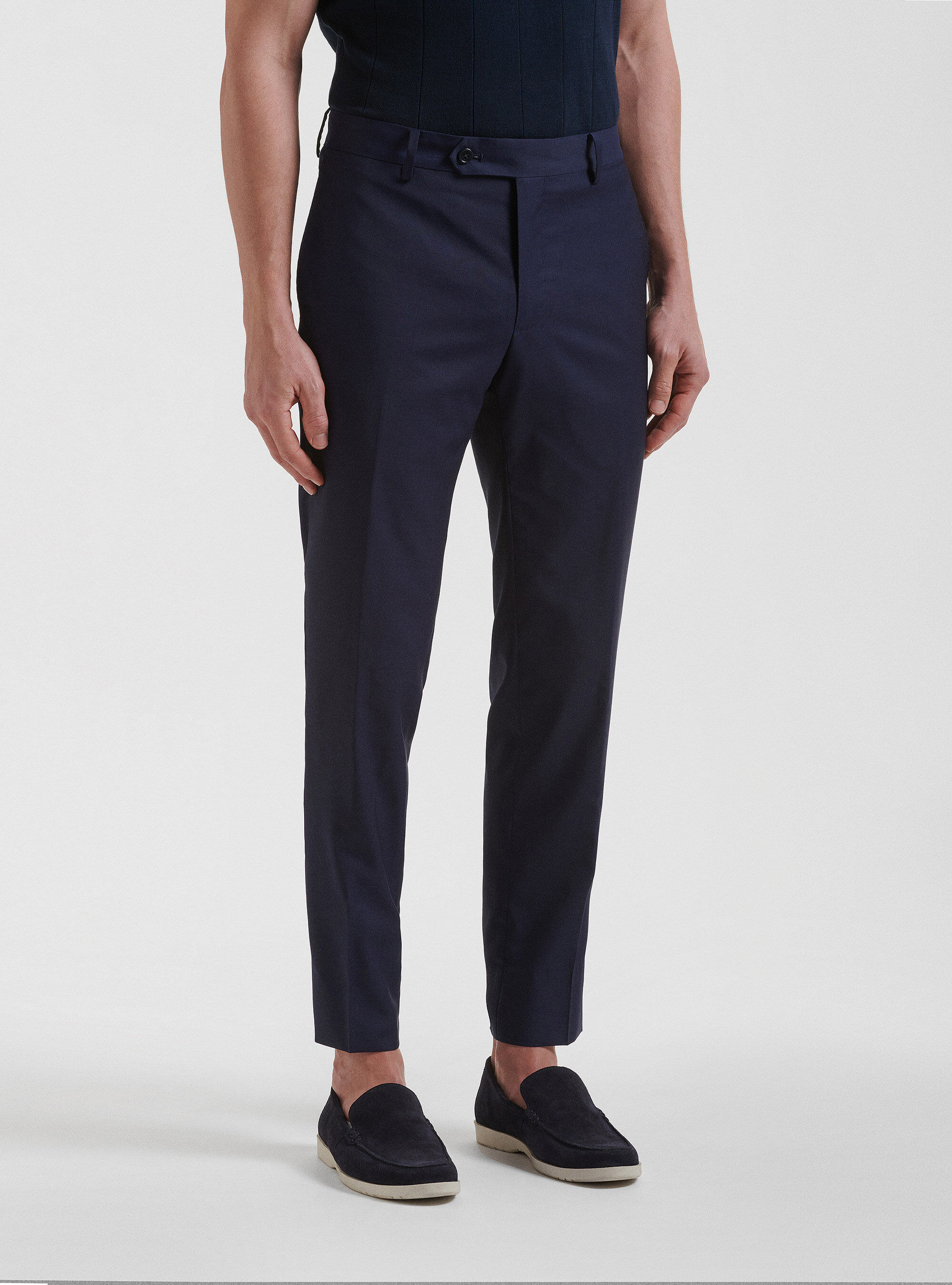 Pantaloni per abito in pura lana superfine 130's Reda