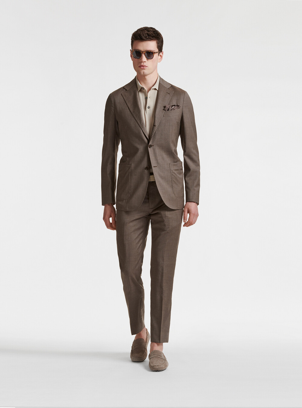 Cappello Fedora Grigio Chiaro In Feltro Di Lana - Foto 13