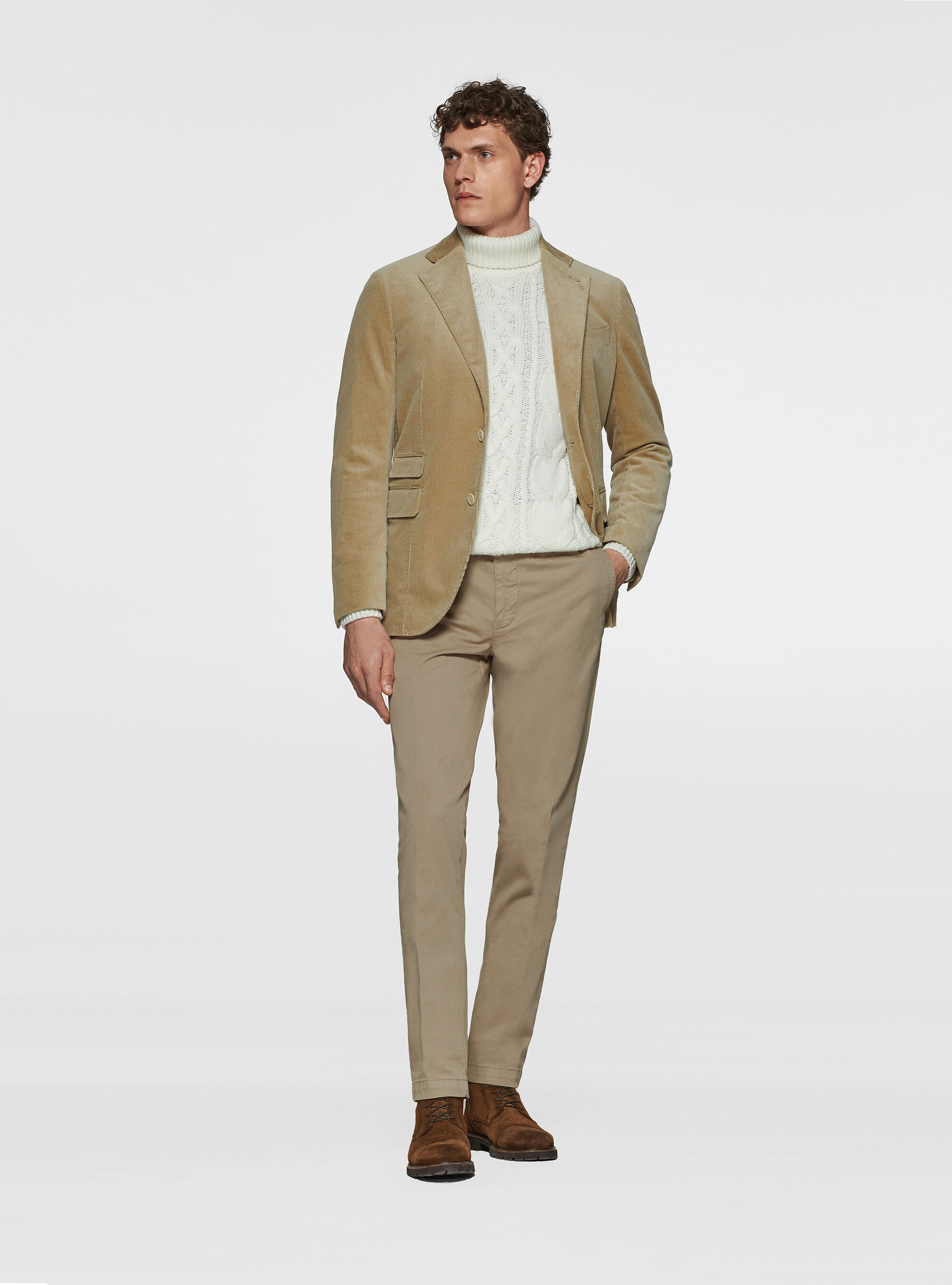 301 TRENCHENTOUNO コーデュロイduca visconti 50 Duca Visconti Hazelnut Stretch Corduroy Waverly Suit