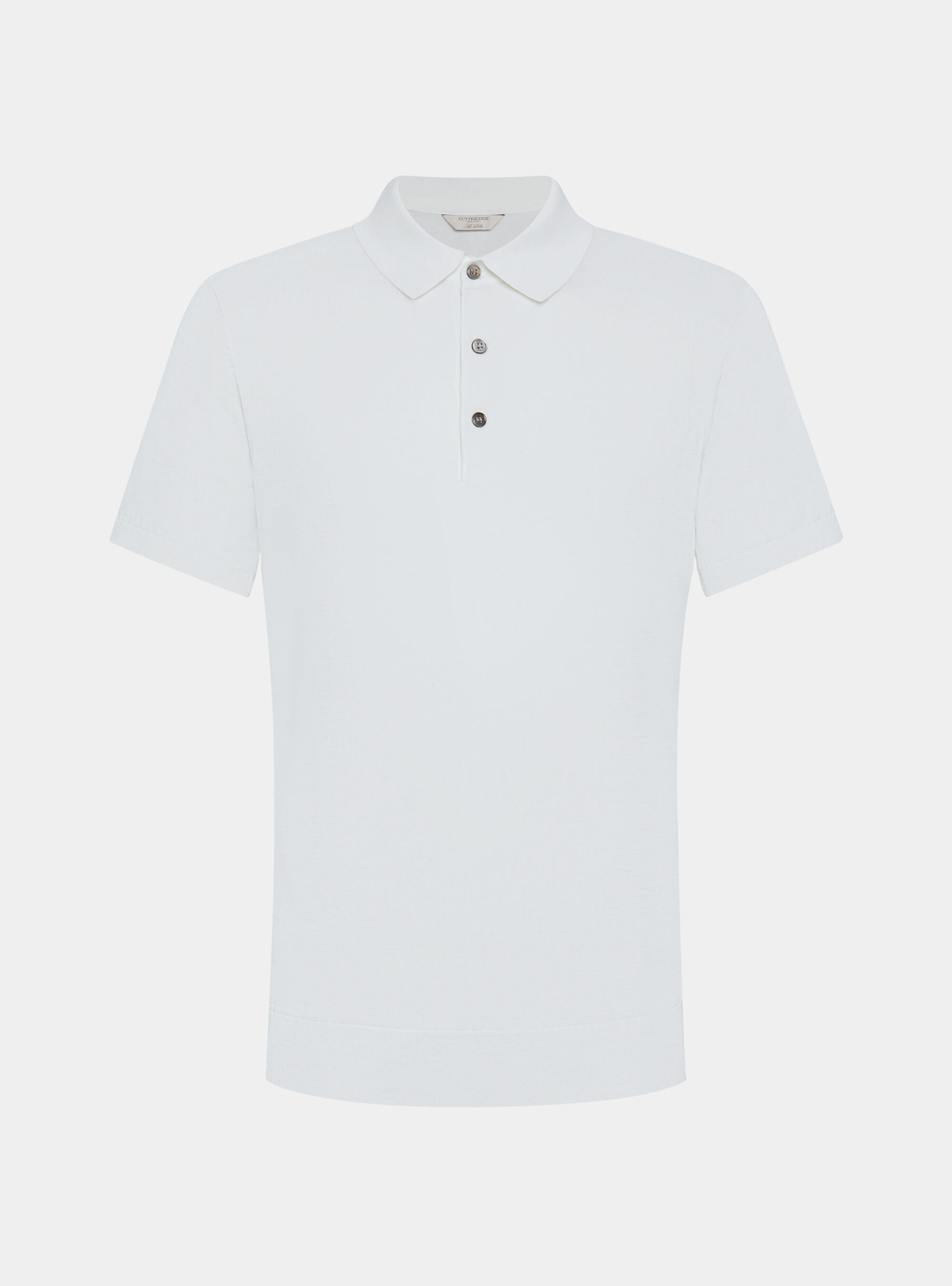 Cotton and silk polo shirt | Gutteridge | Men's Sweaters
