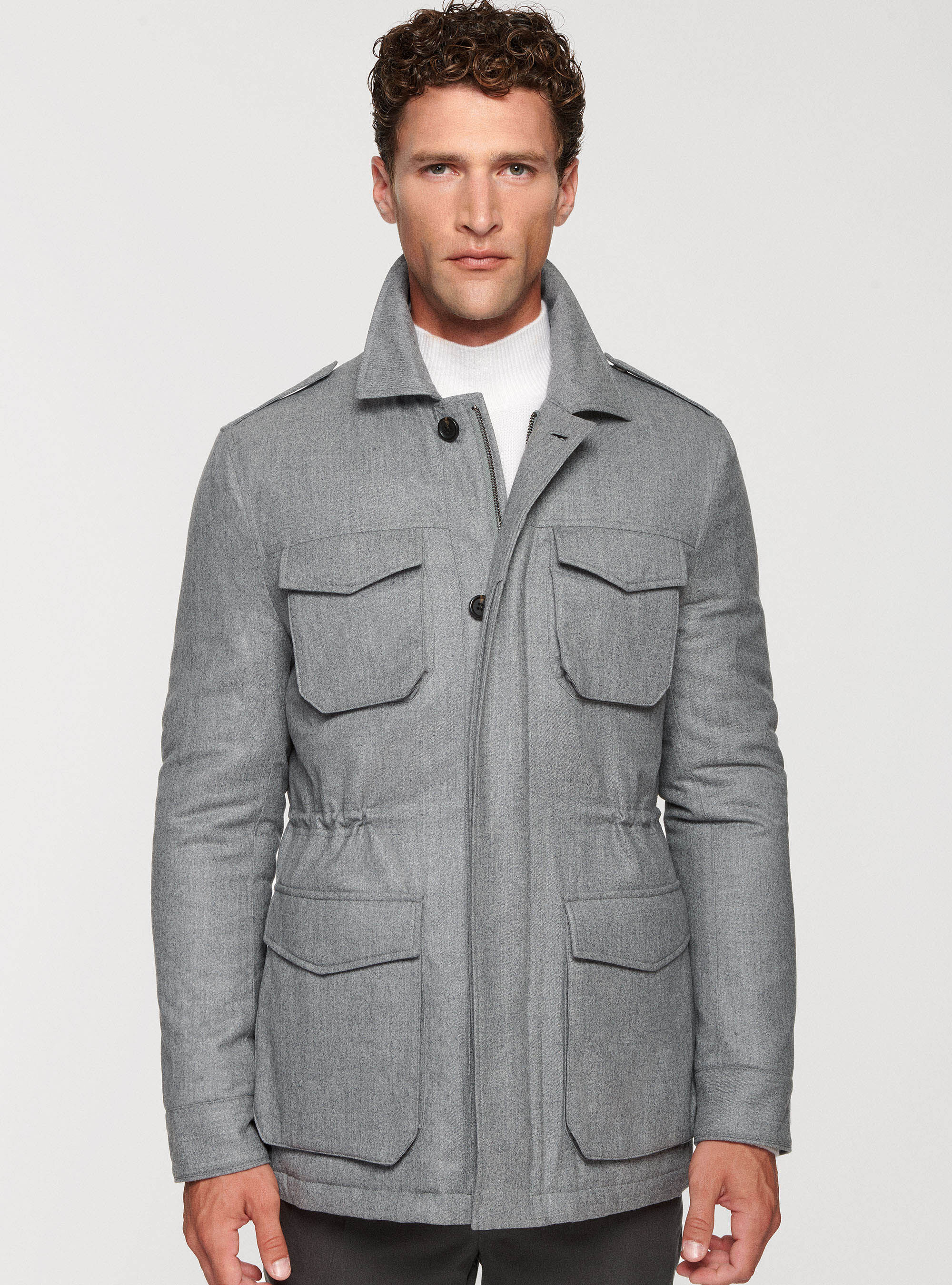 Field best sale jacket grey