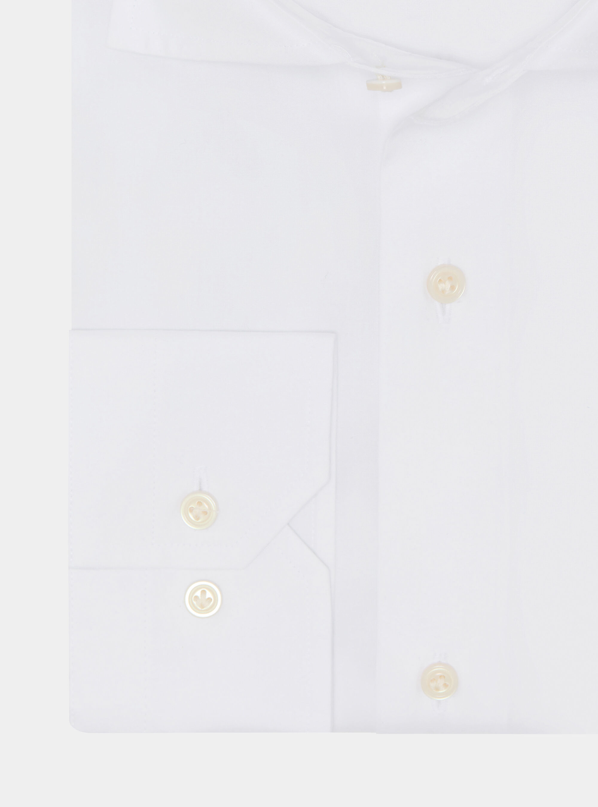 Baumwollhemd fil a fil, BIANCO 0099C