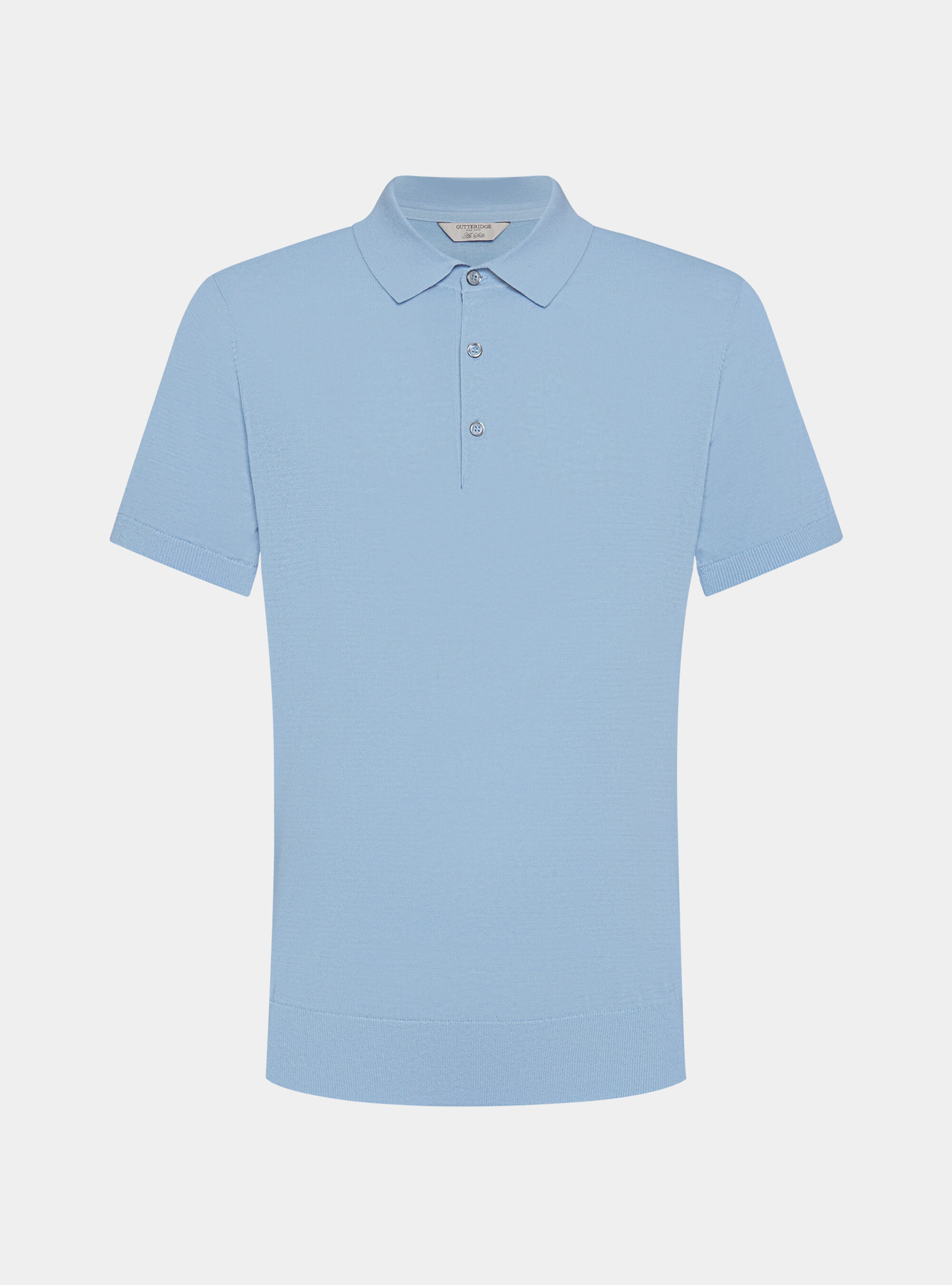 Knit Polo Shirts (Light Blue) - ZUTOMAYO MART