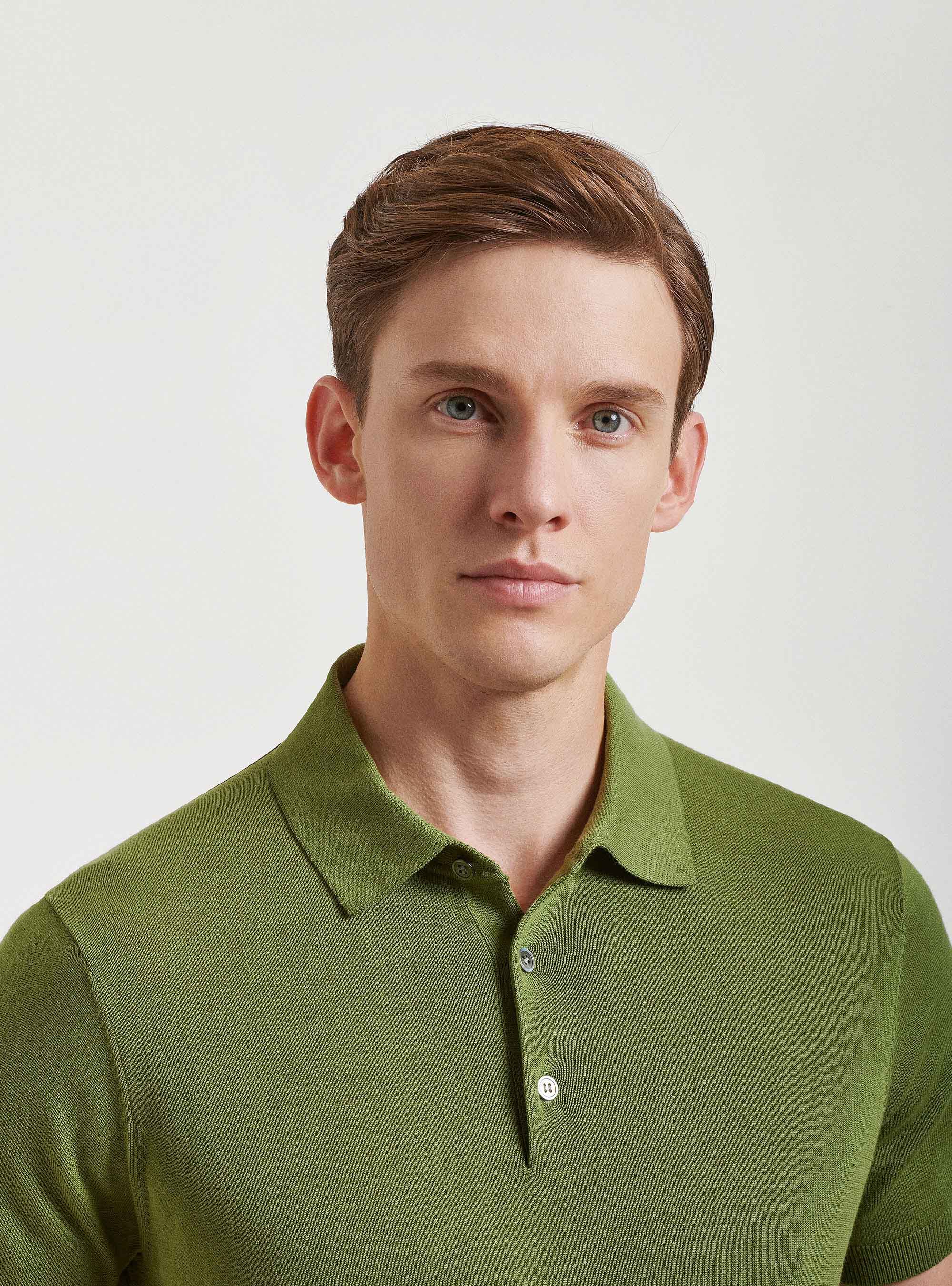 Cos cotton clearance knit polo