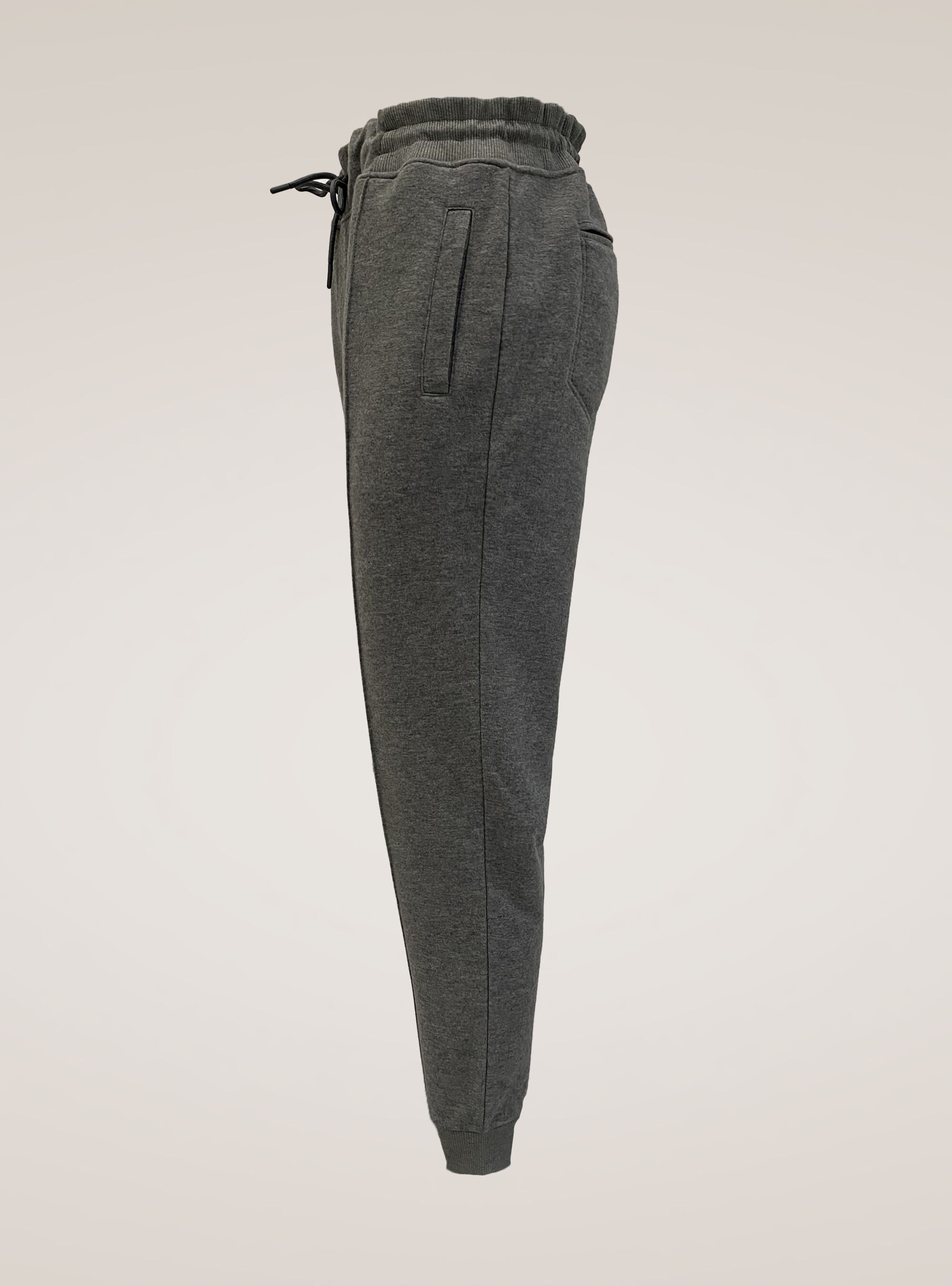 Pantalones de sudadera de mezcla de algod&oacute;n, GRIS MARENGO