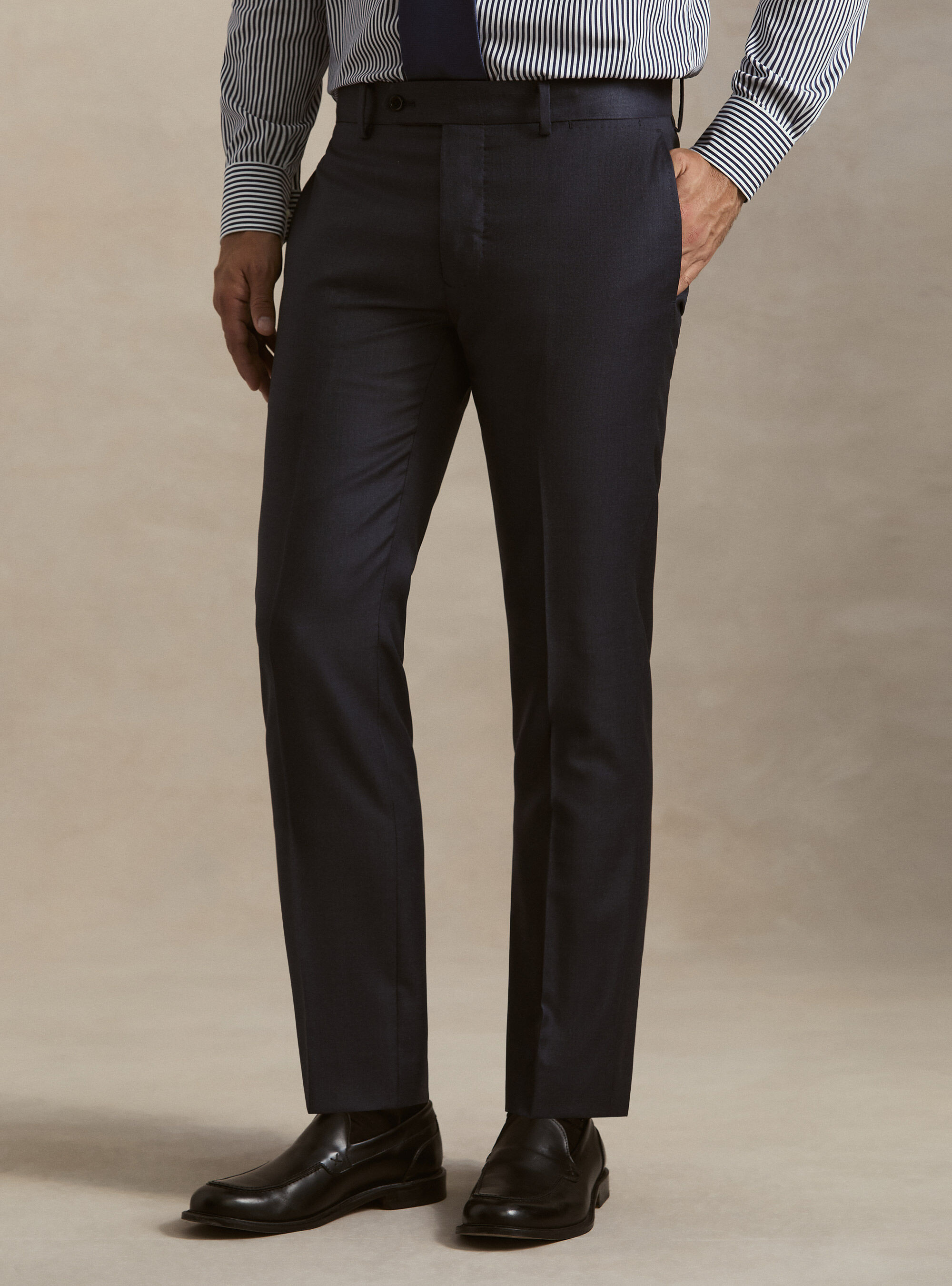 Suit trousers in pure wool by Vitale Barberis Canonico