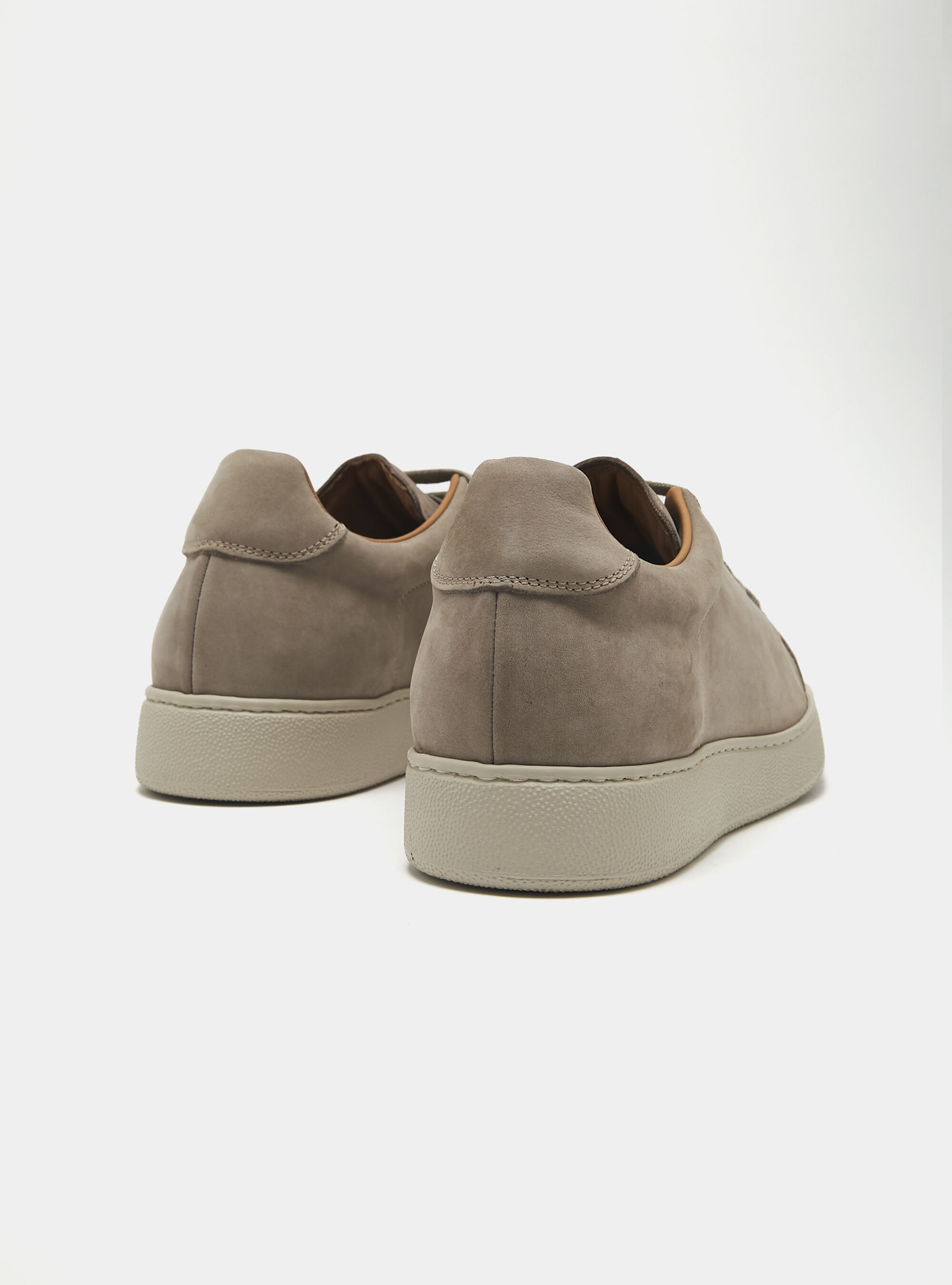Sneakers in nabuk con suola ultralight, ECRU