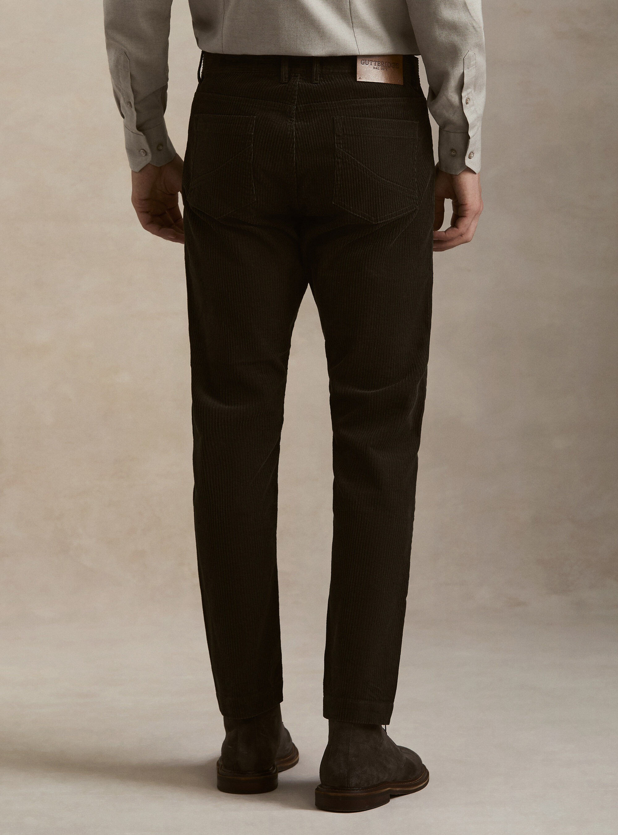 5-pocket corduroy trousers, MILITARE 0609C