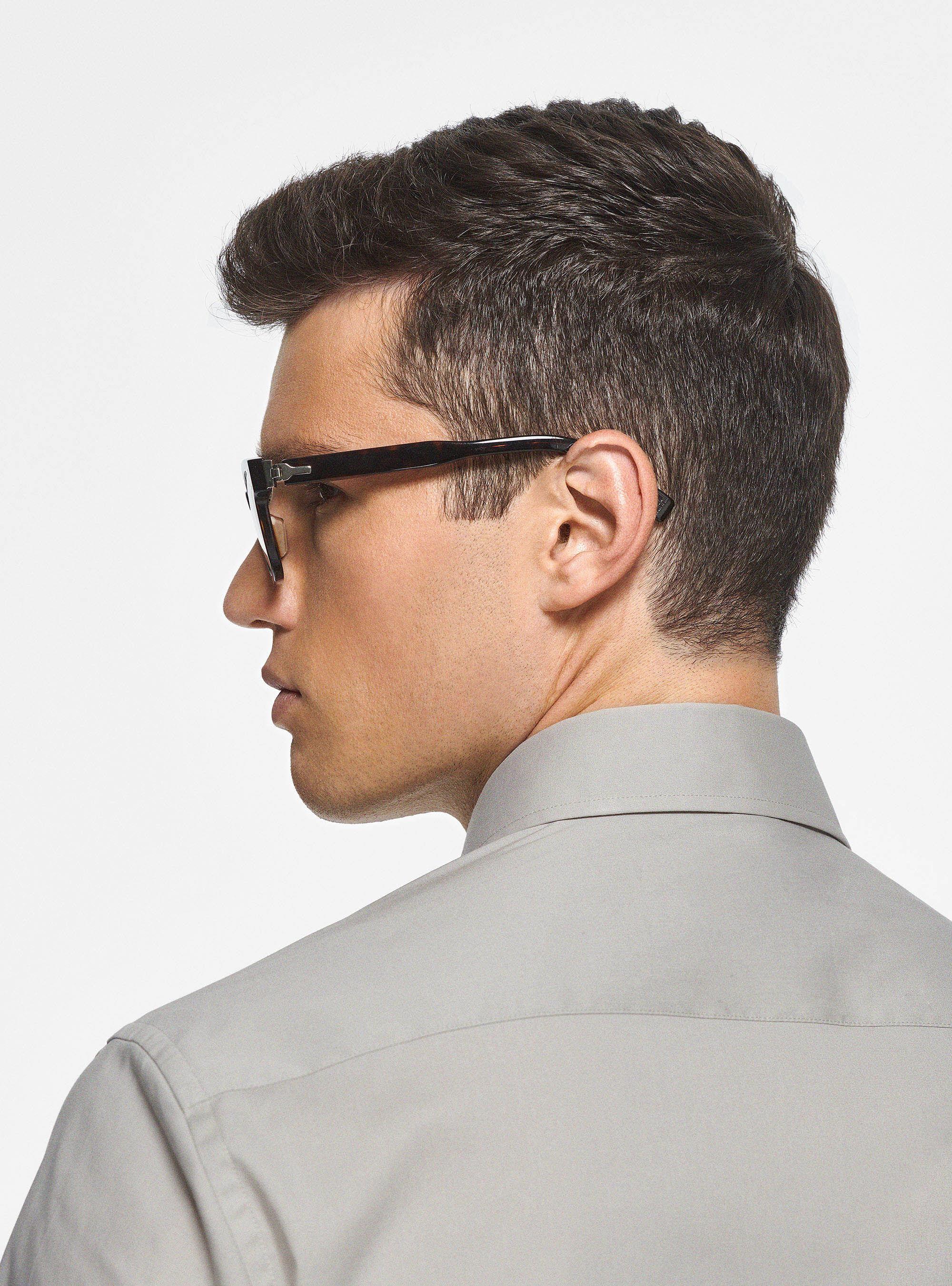 Stretch poplin shirt, PERLA 0178C