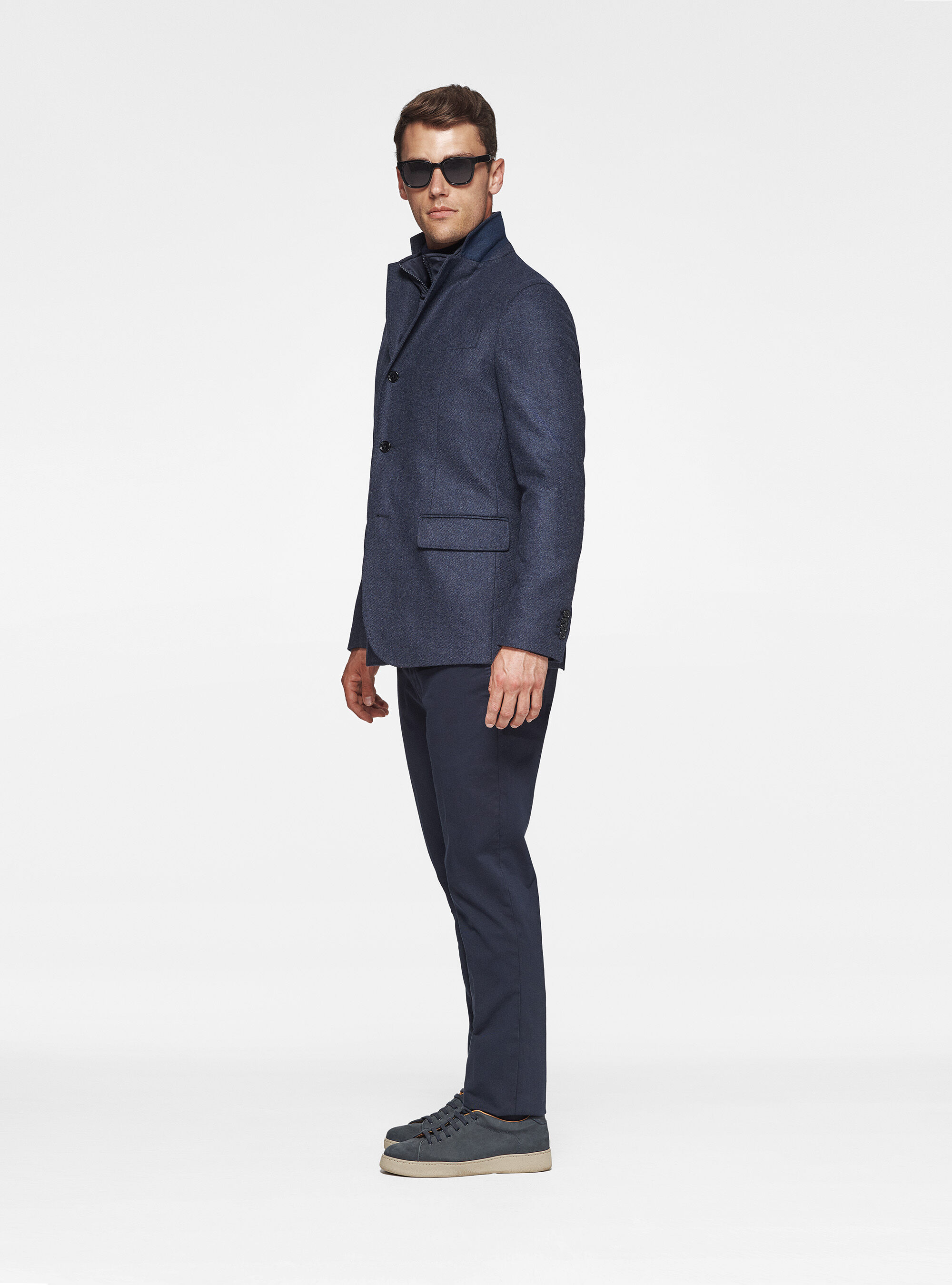 Duemilagori Flannel Bib Blazer