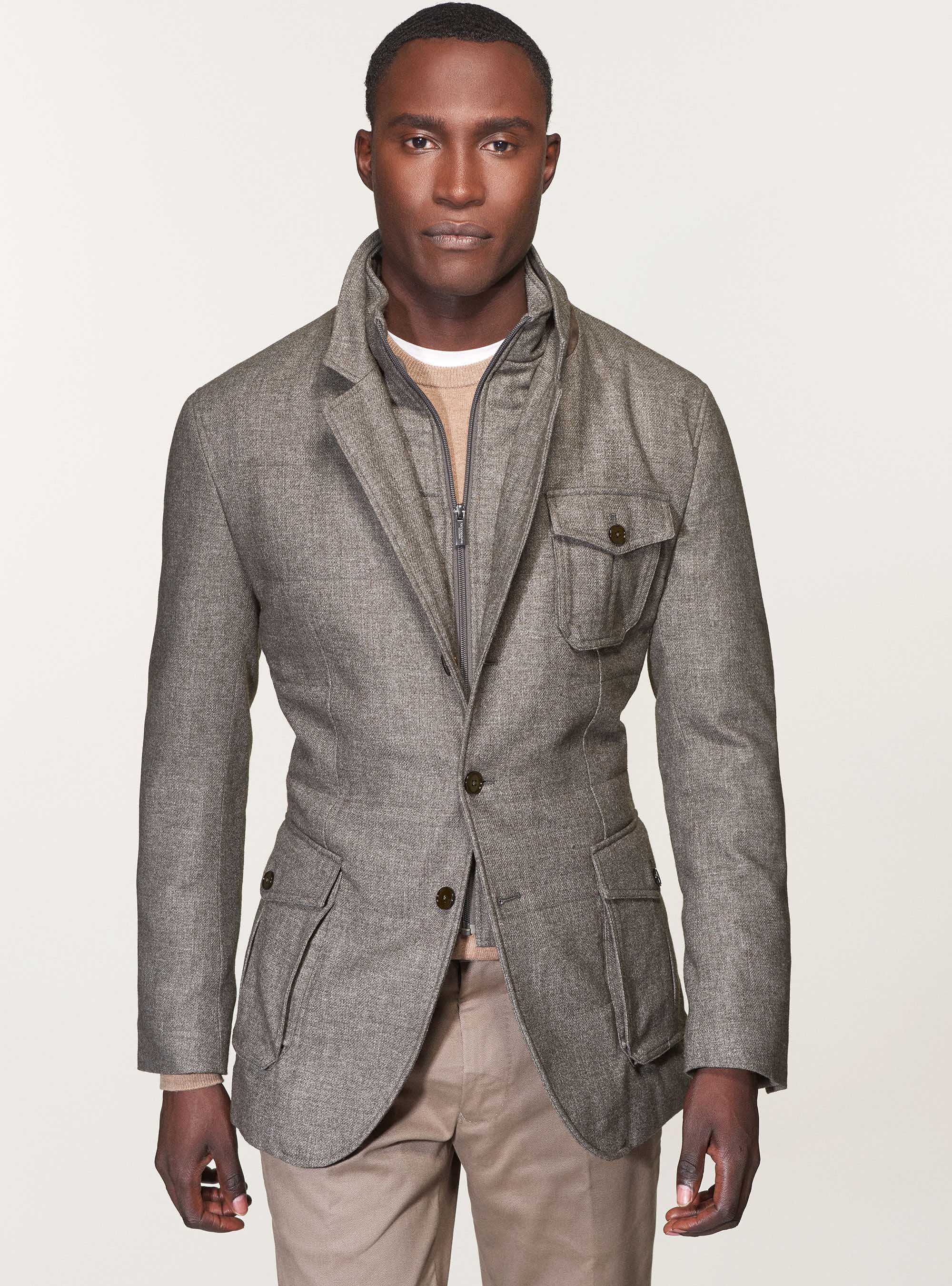Padded on sale blazer mens
