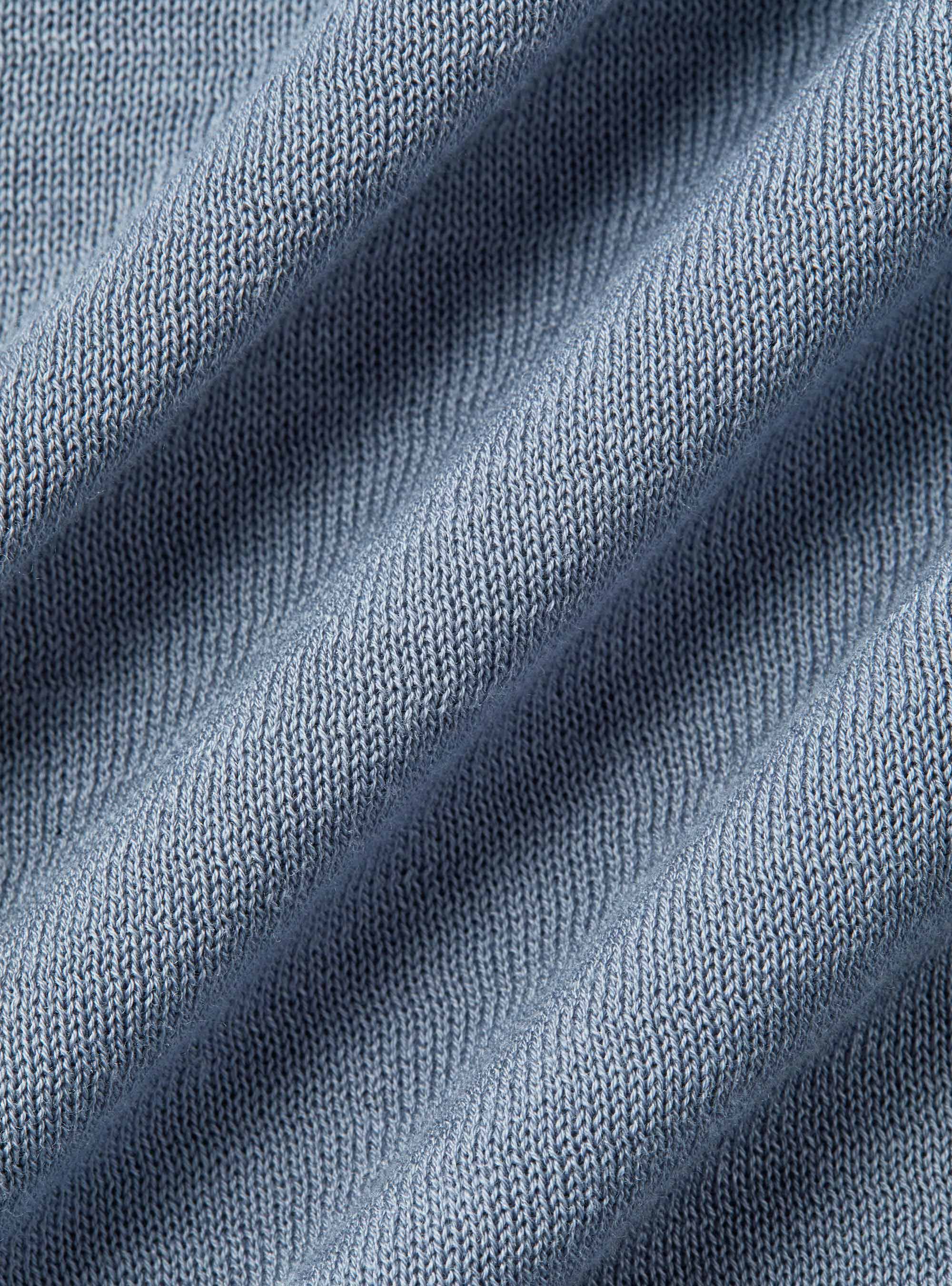 Cotton and silk polo shirt, AVIO 0292C