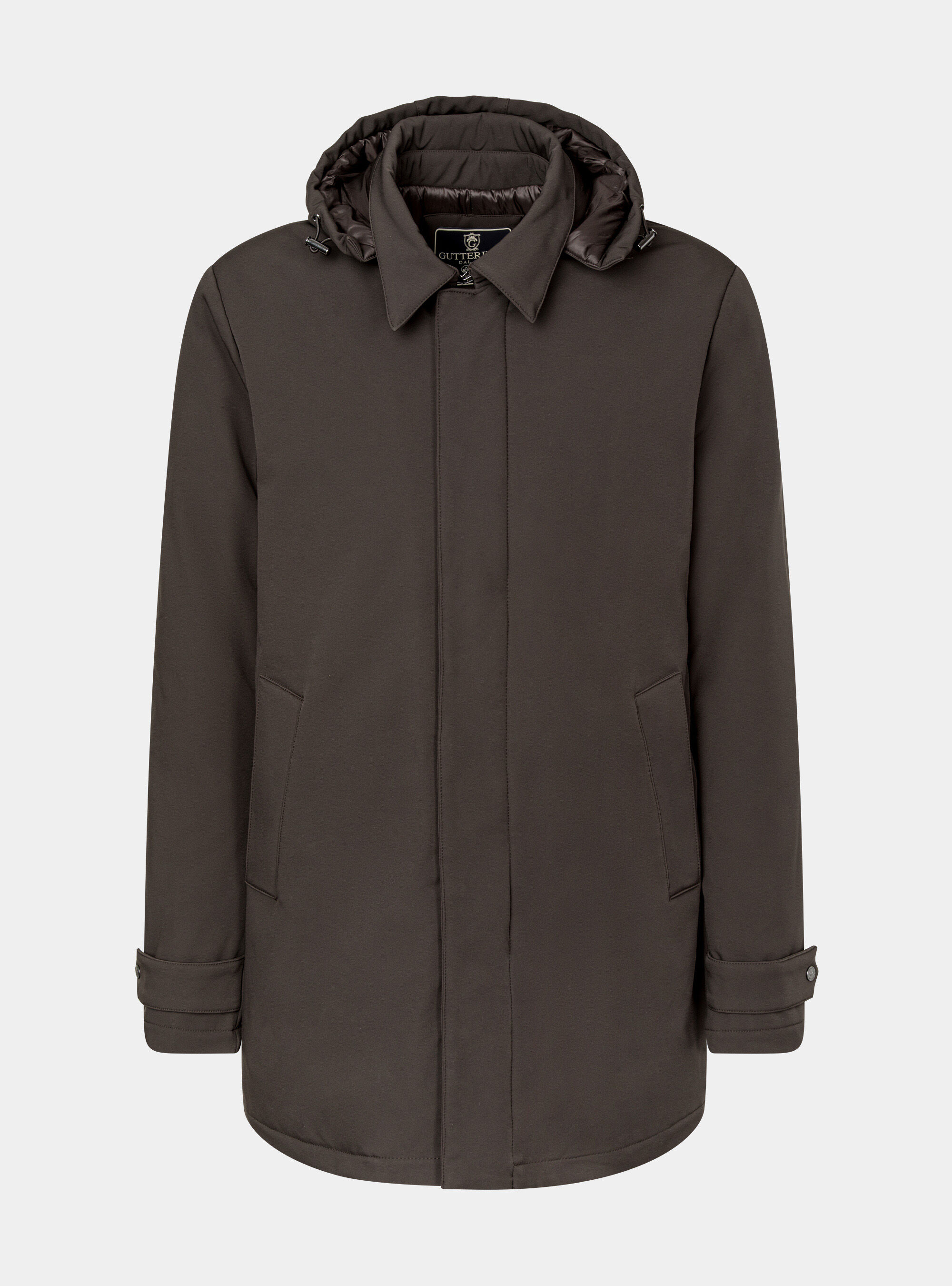 Giubbotto con imbottitura riciclata, MARRONE