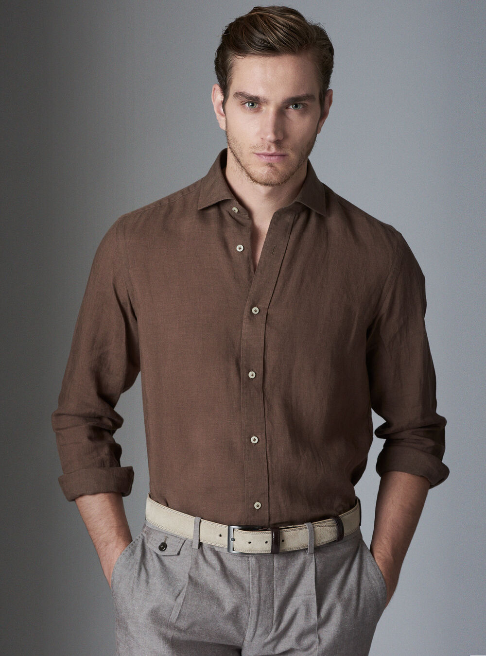 Camicia Di Lino Dentro O Fuori