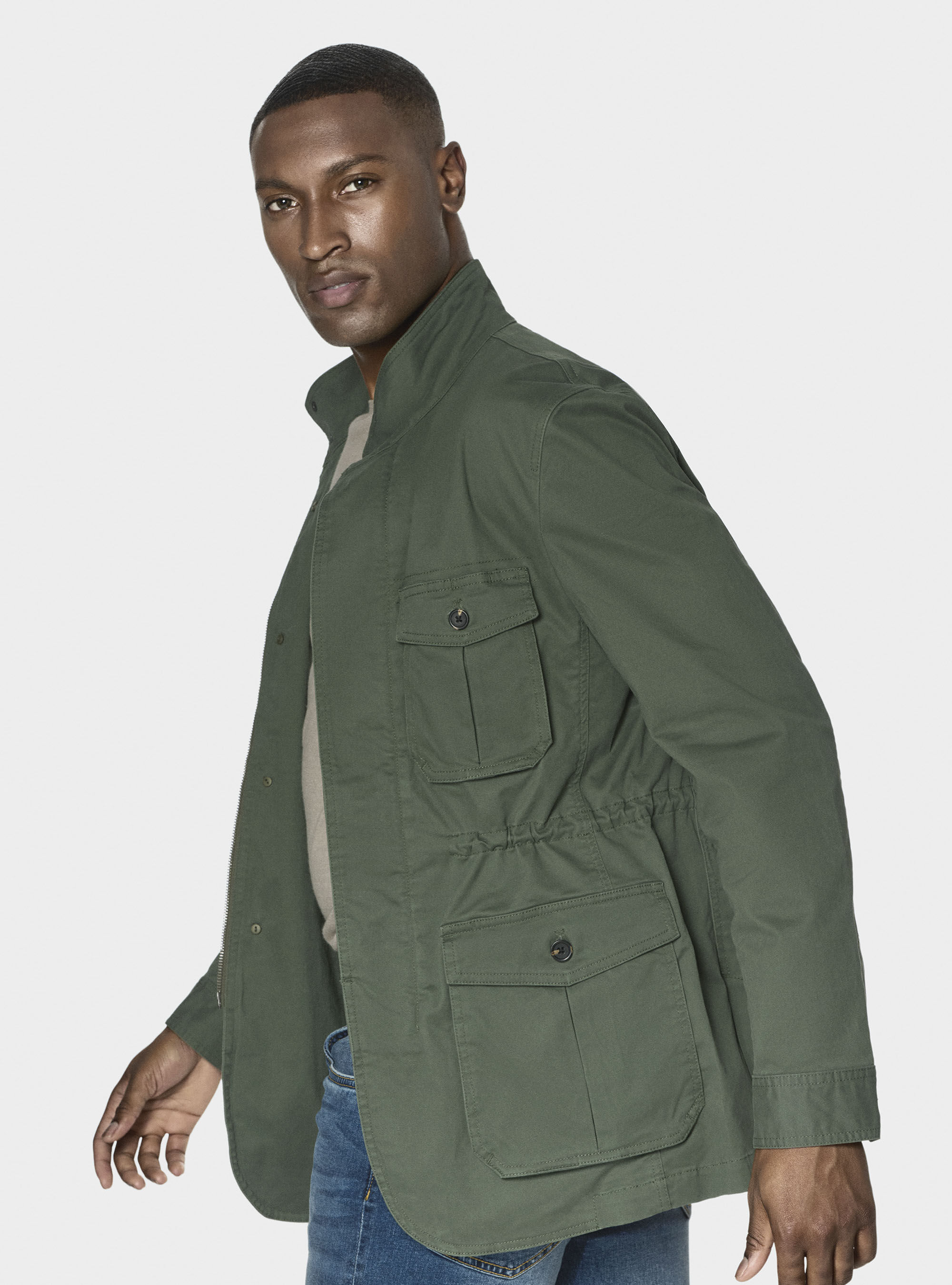 Field jacket in twill stretch | Gutteridge | Men's Jackets