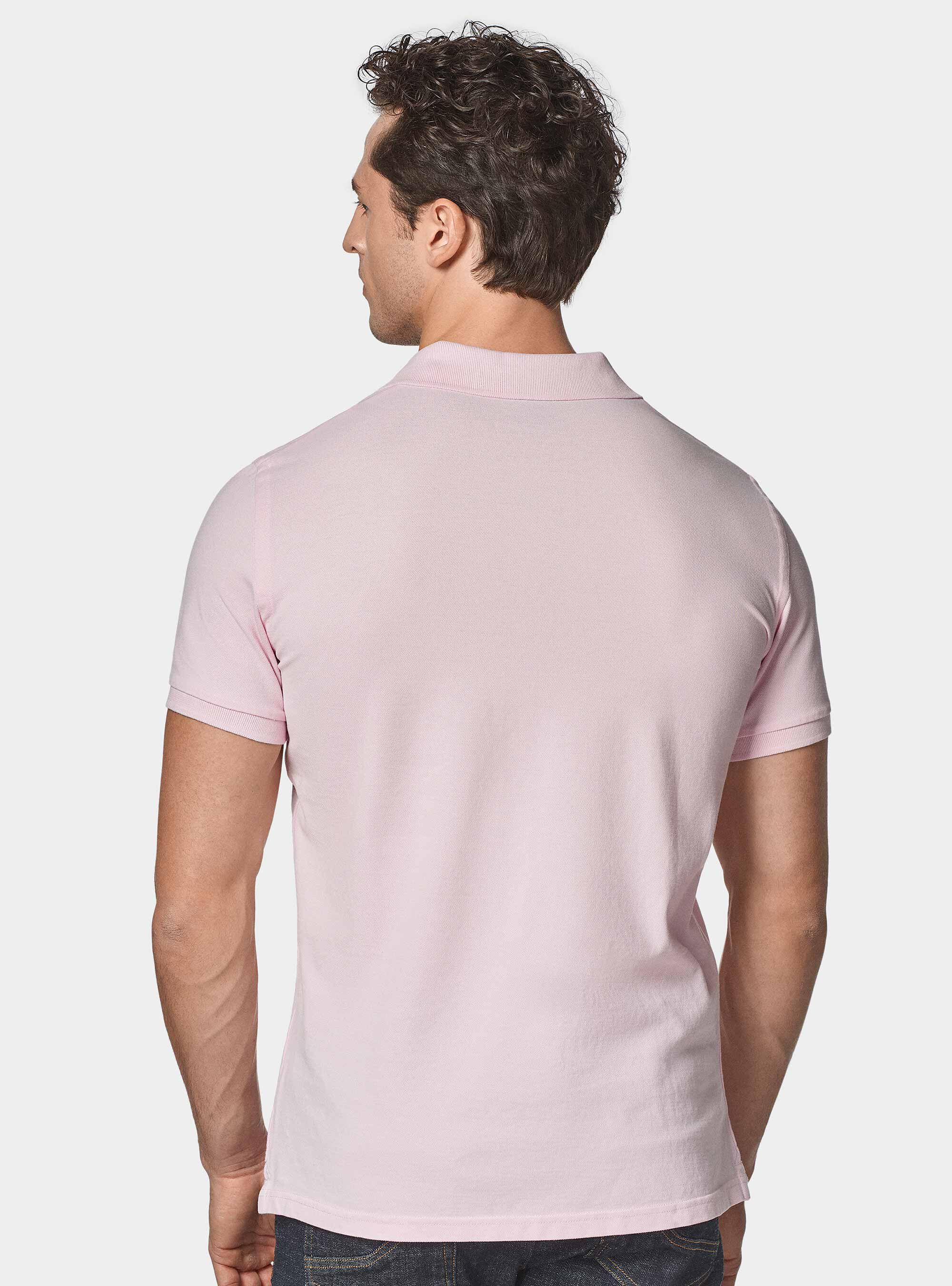 Polo classique en piqu&eacute;, ROSE