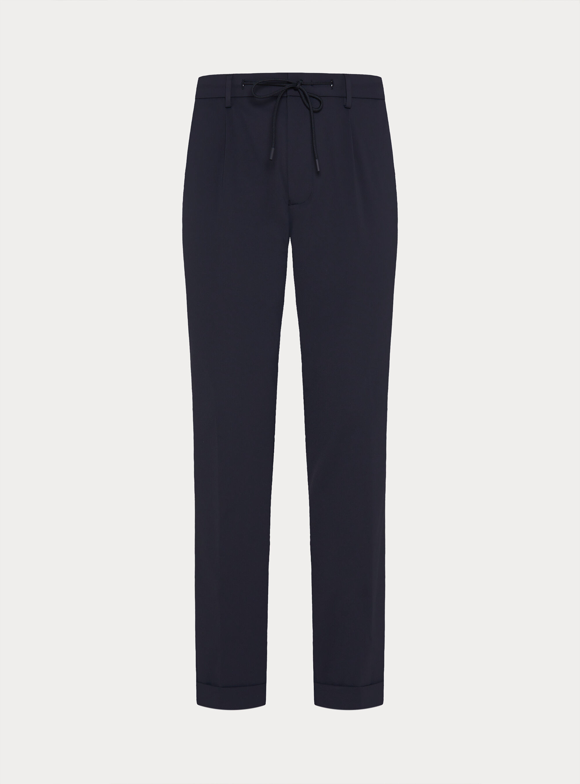 Stretch nylon technical trousers, NAVY BLUE