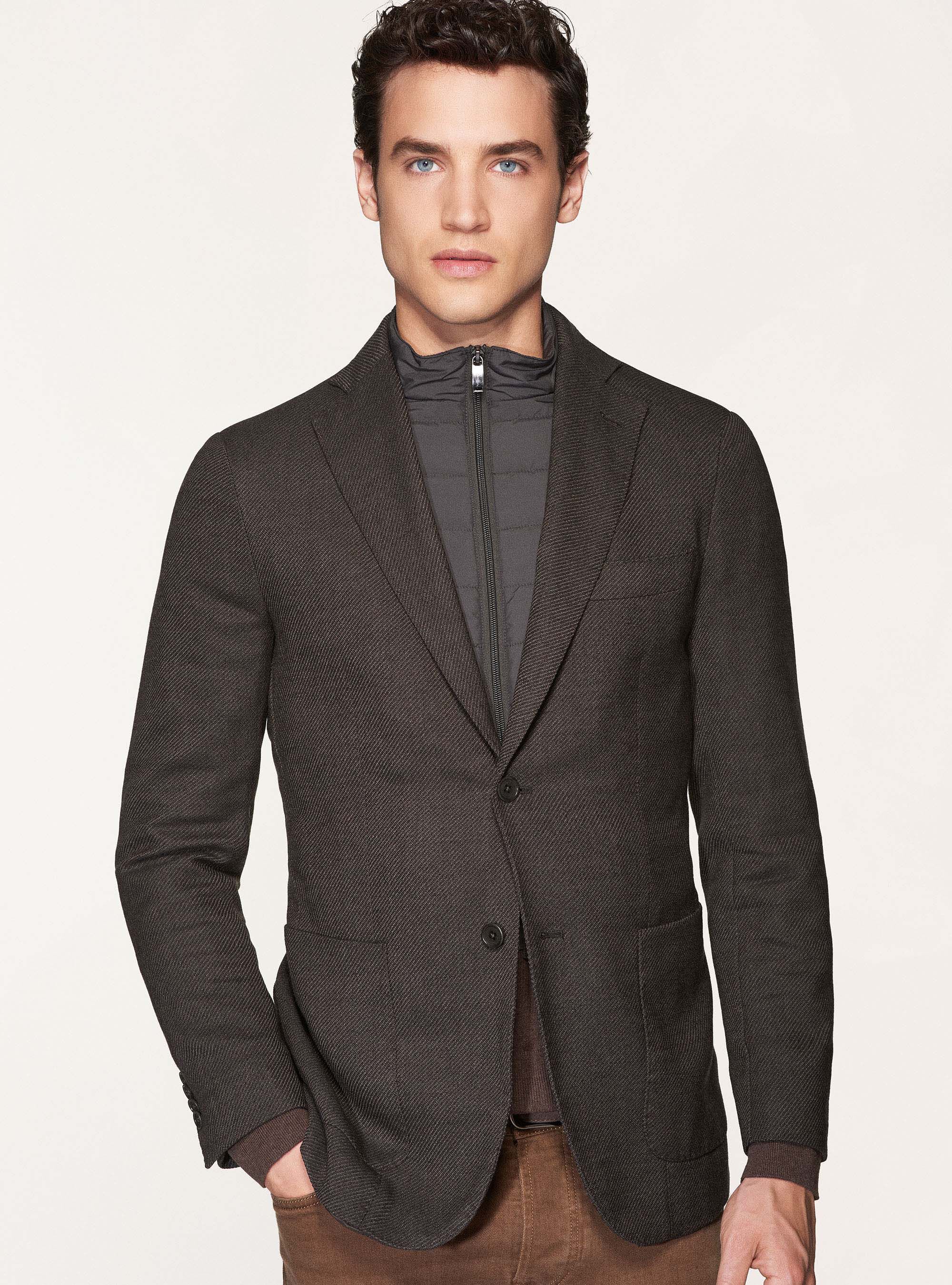 Blazer with online gilet