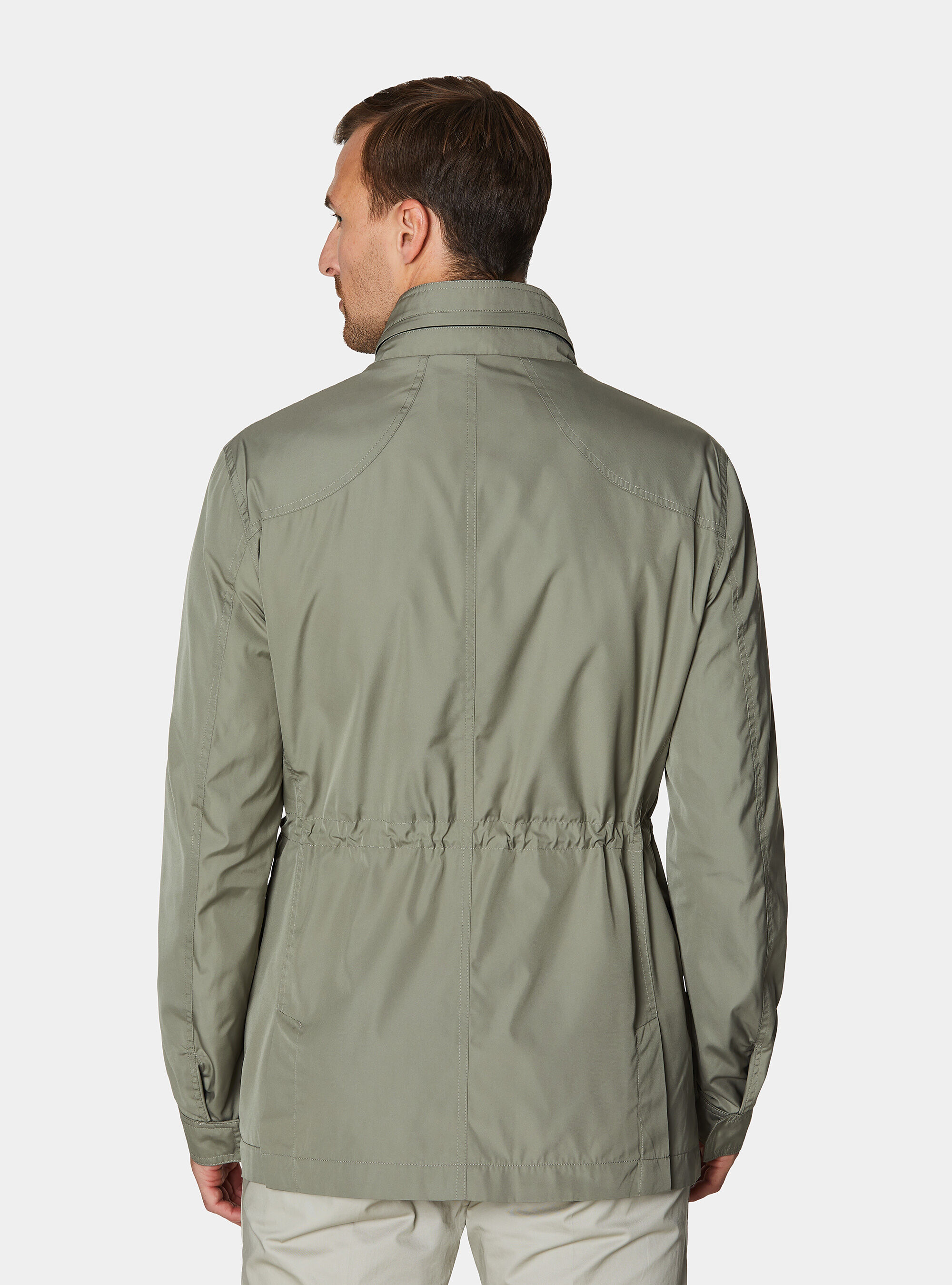 Field jacket en tissu technique, SALVIA 0602C