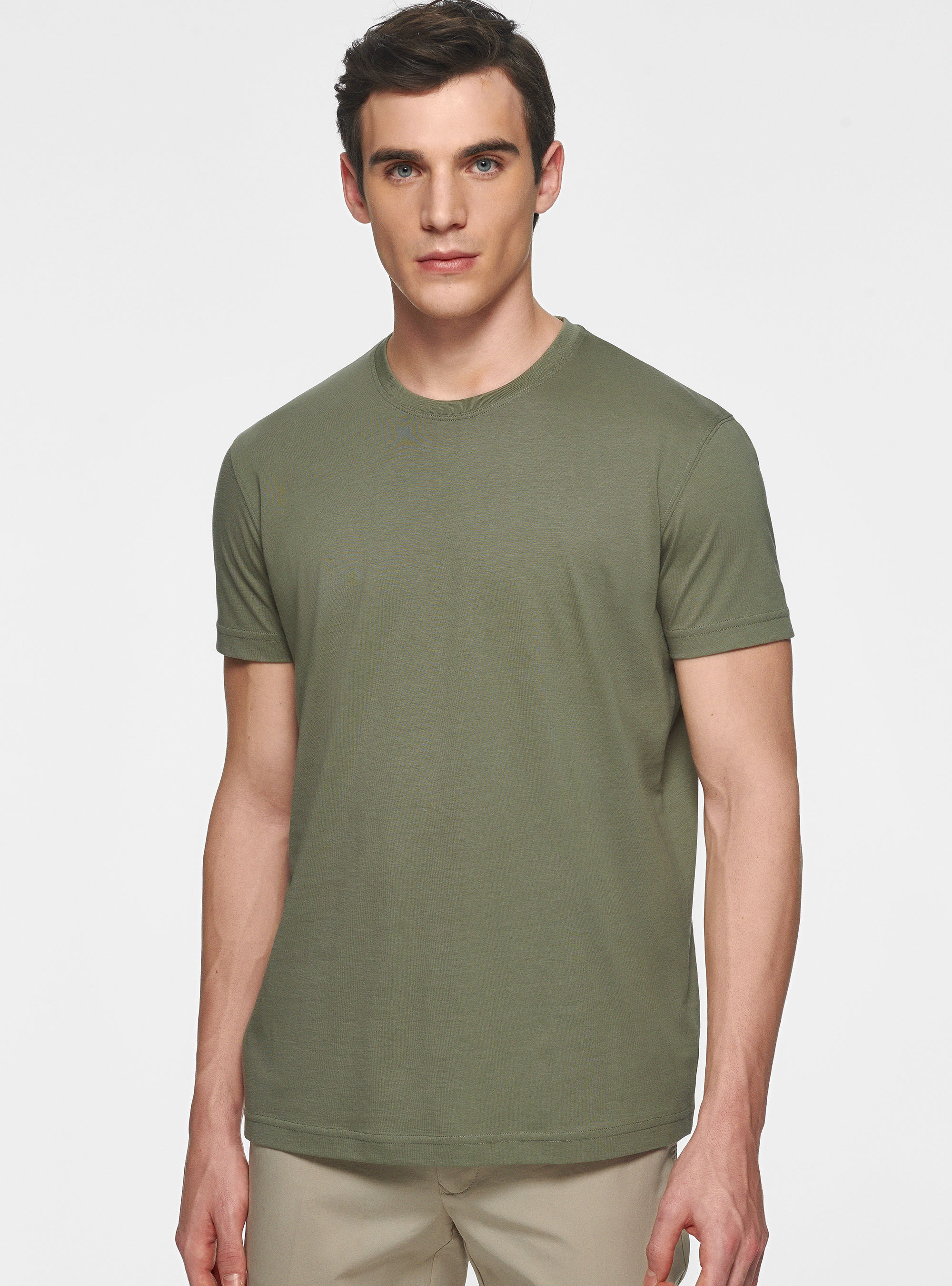 T shirt mezza manica in cotone Supima