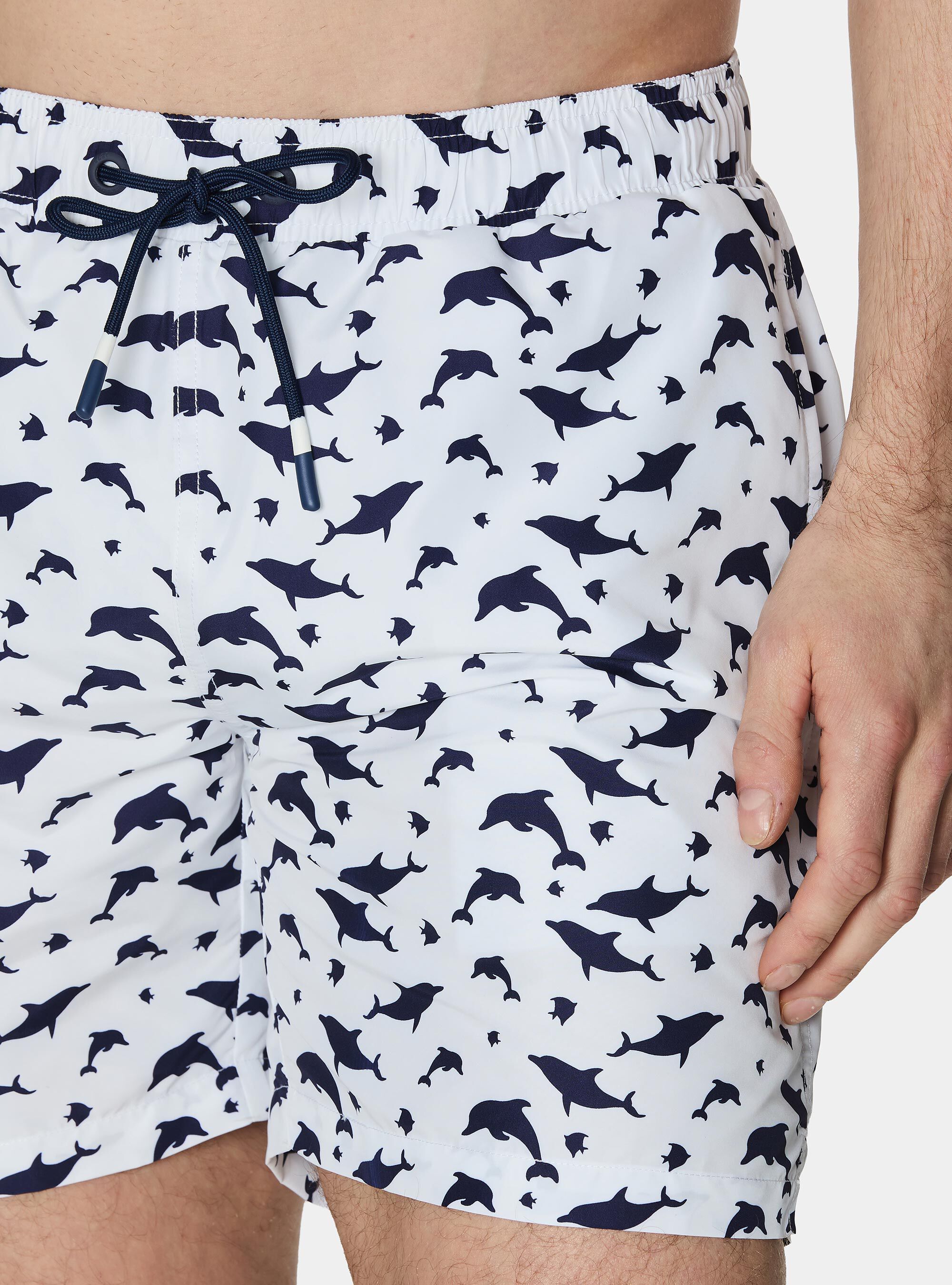 Costume da bagno con stampa fantasia pesci