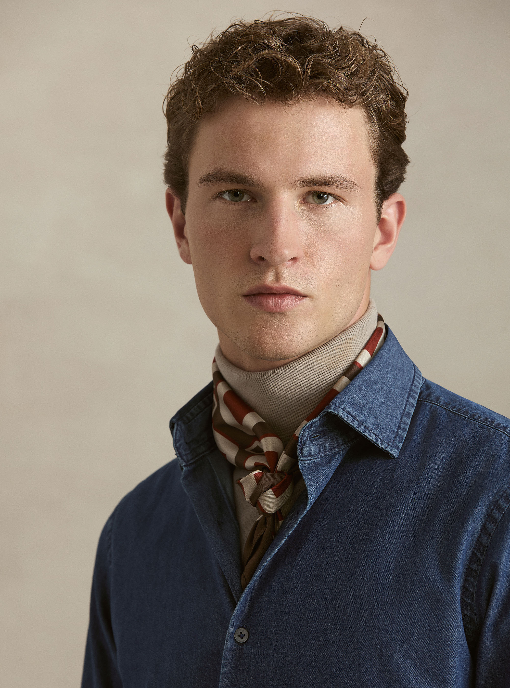 Camicia in denim, BLU