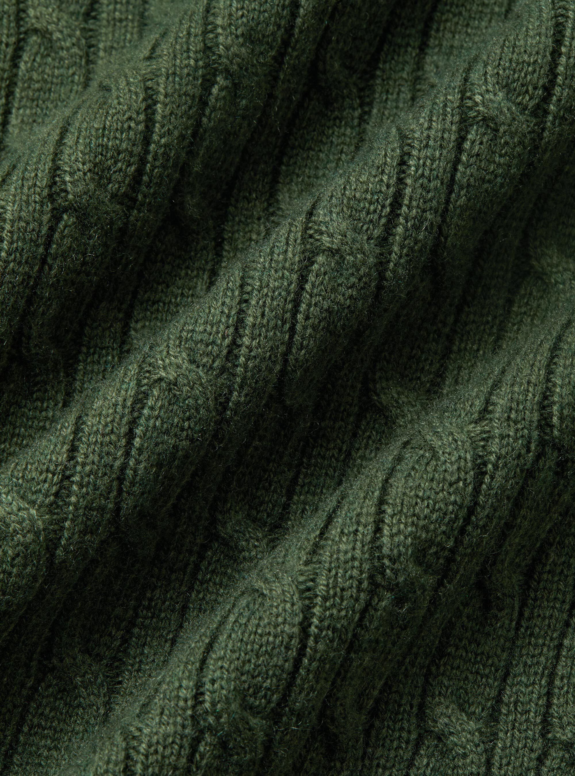 Trikot mit Rundhalsausschnitt aus einer Wollmischung, MILITARE 0609C