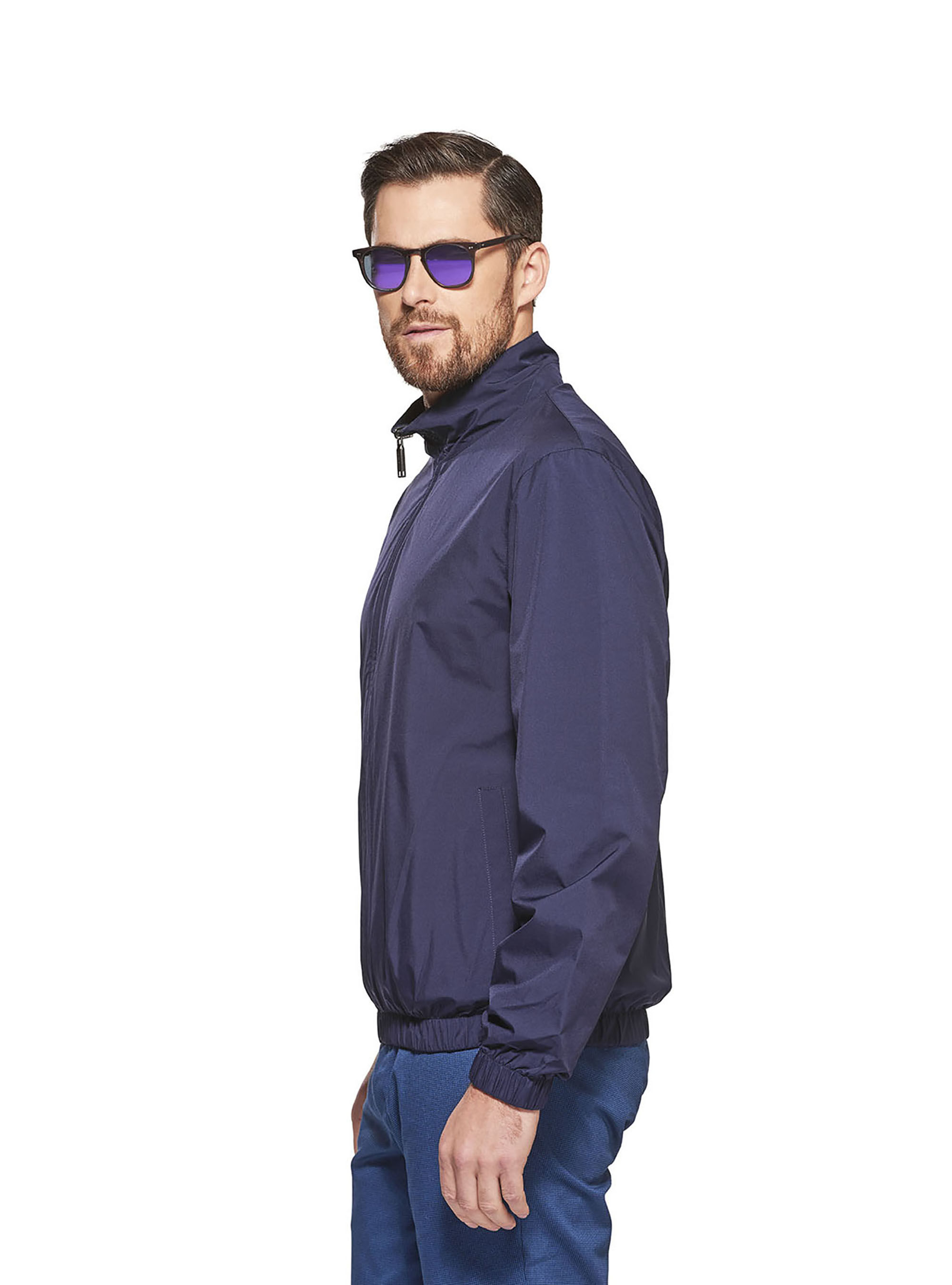Reversible bomber jacket