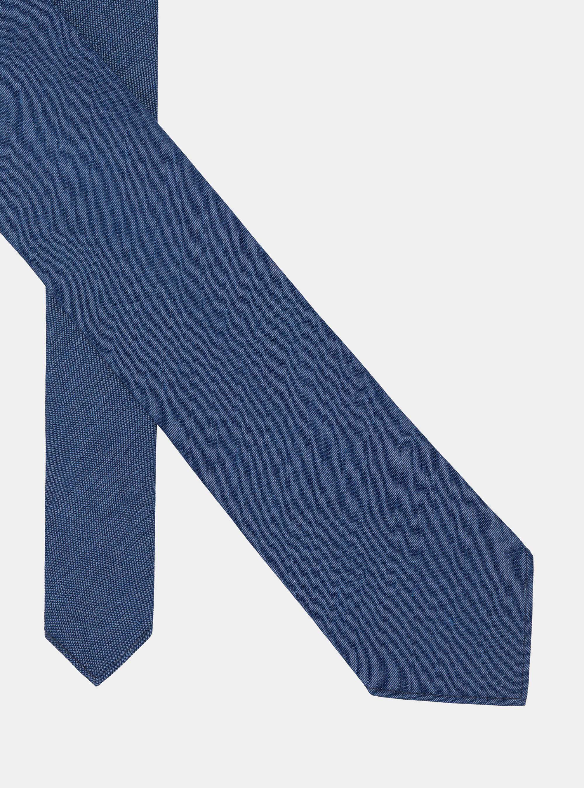 Silk and linen tie, INK