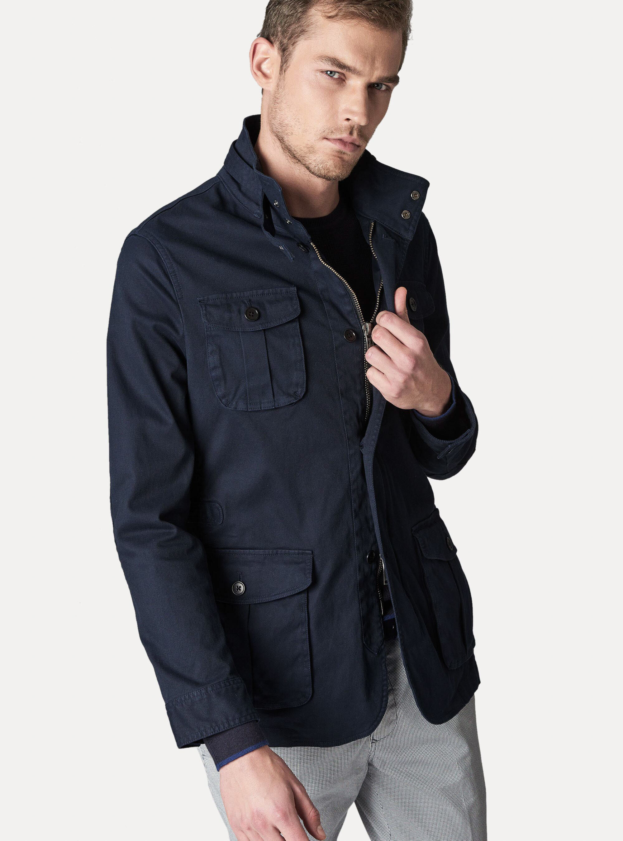 Cotton twill field jacket 2025