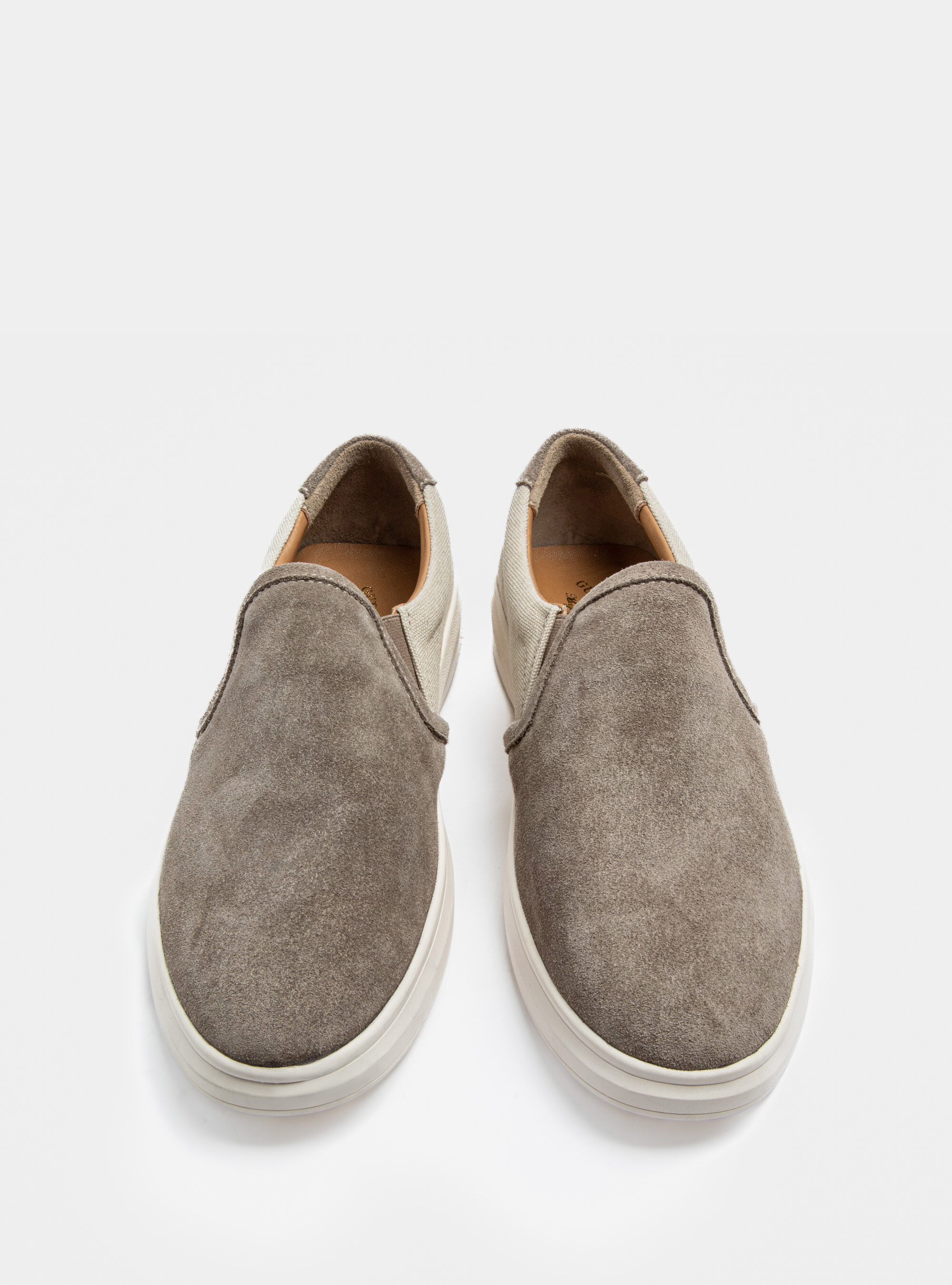 Slip-on aus Wildleder und Canvas, FANGO 0569C